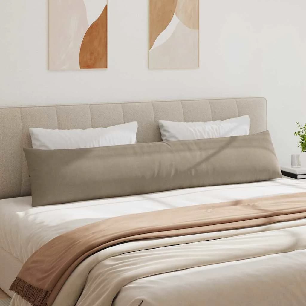 Blazine za kavč 2 pcs Taupe 200 x 40 cm blago - slika 4