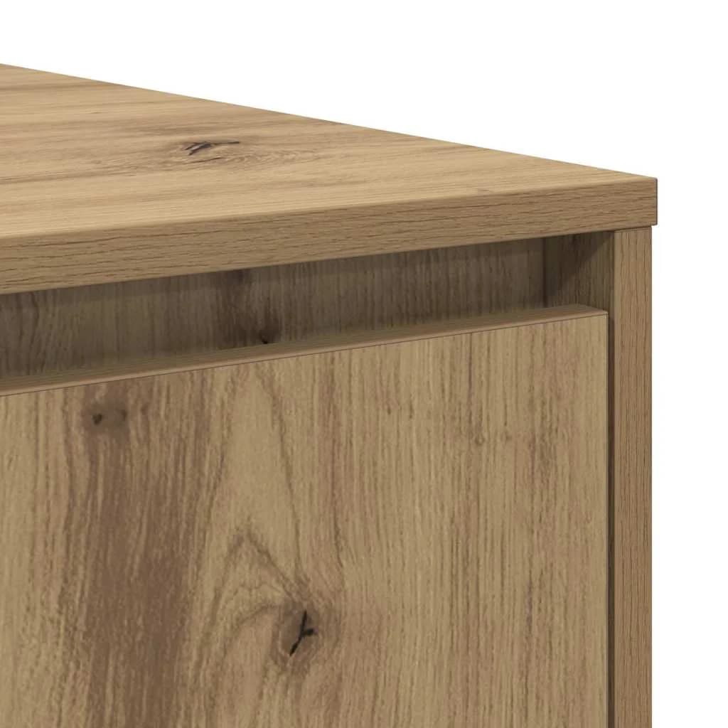 Klubska miza artisan hrast 80 x 80 x 31 cm Inženirski les - slika 9
