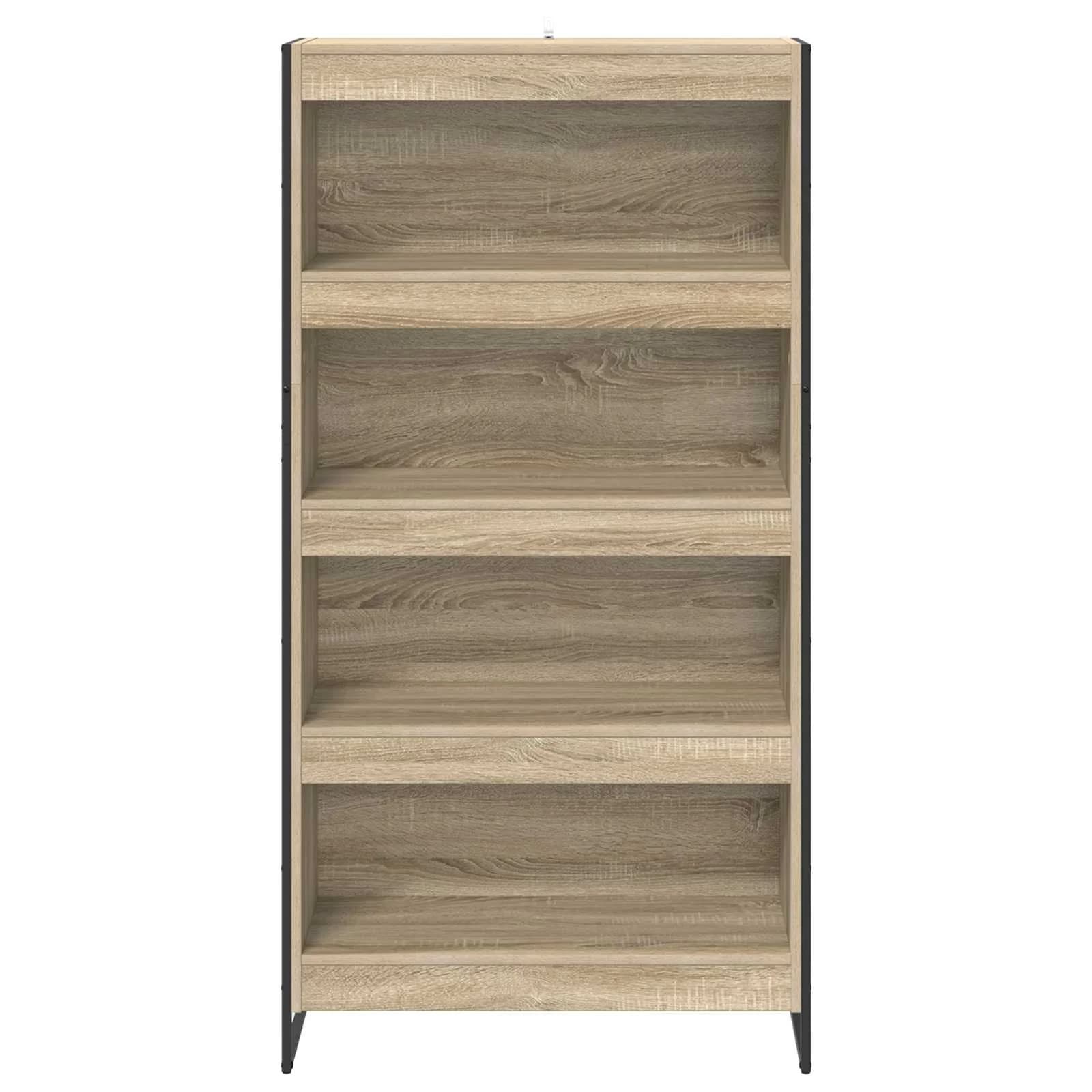 Knjigovni omar 80 x 30 x 155 cm Inženirski les Sonoma - slika 5