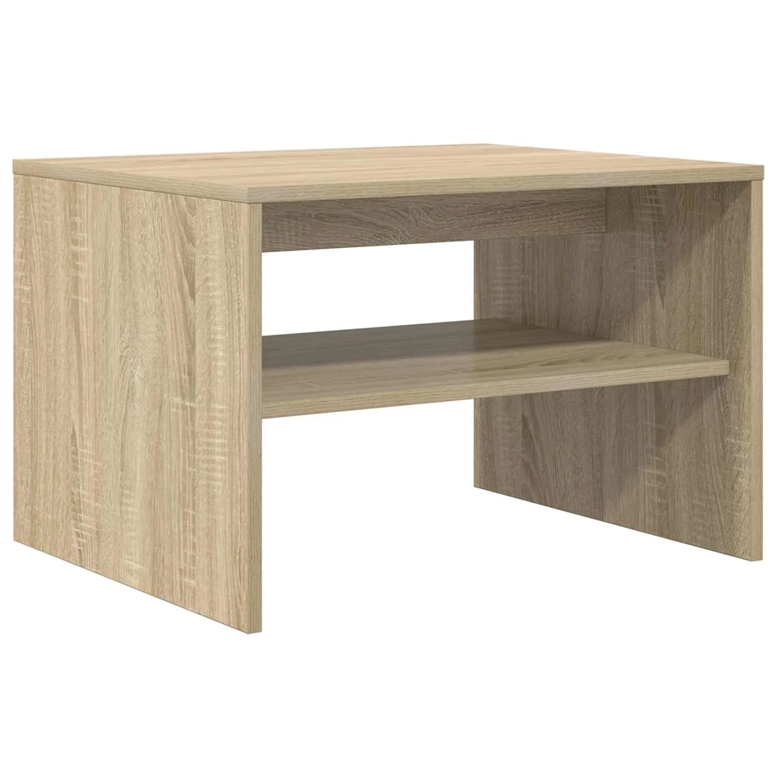 Klubska miza Sonoma hrast 60 x 50 x 40 cm Inženirski les - slika 2