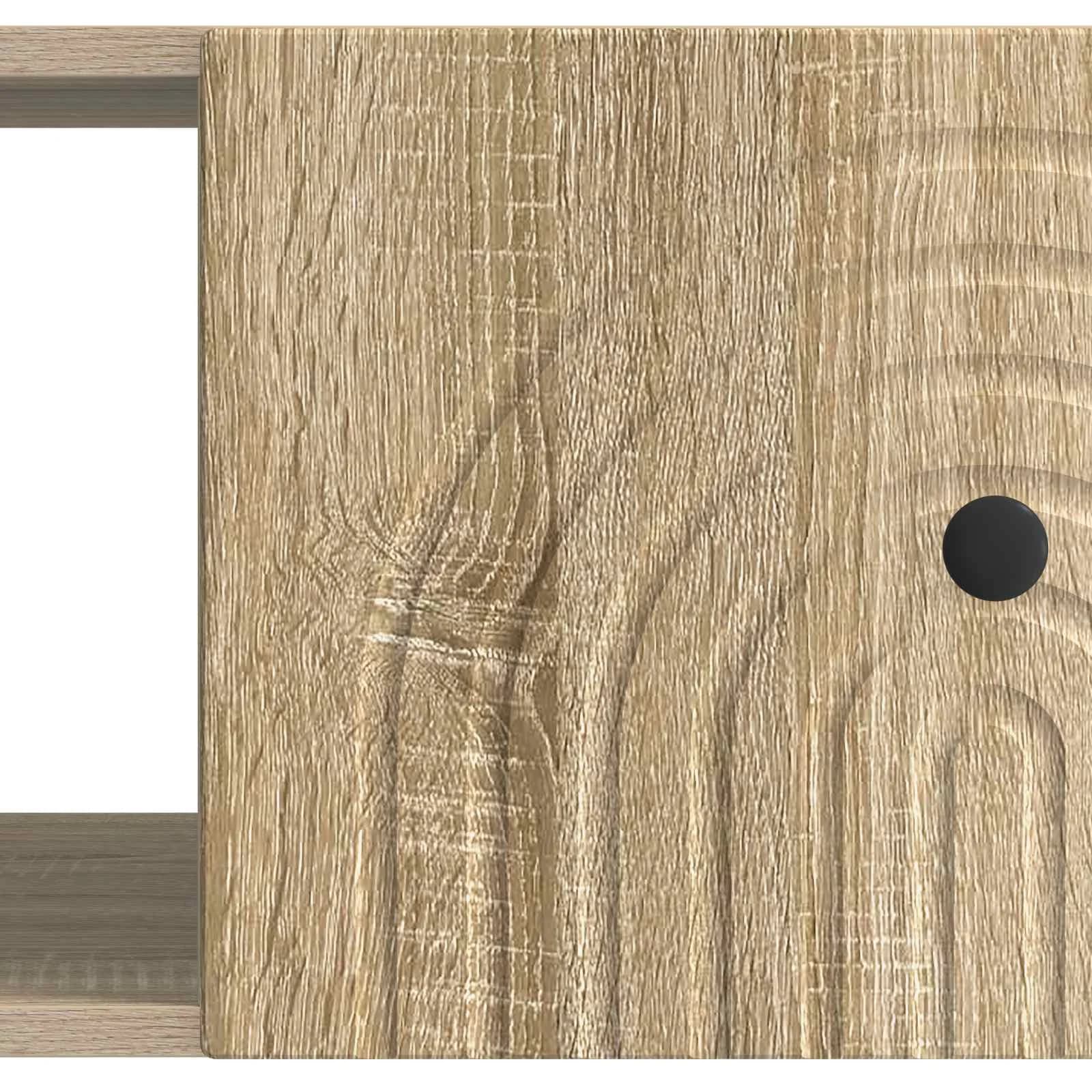 Klubska miza Sonoma hrast 90 x 50 x 40 cm Inženirski les - slika 9