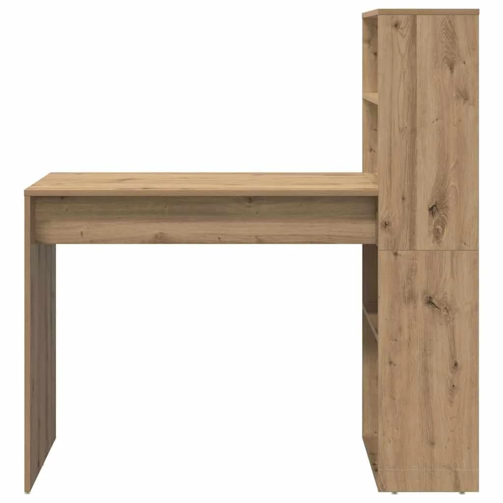 Miza Umetni hrast Inženirski les 113 x 54 x 120 cm - slika 5