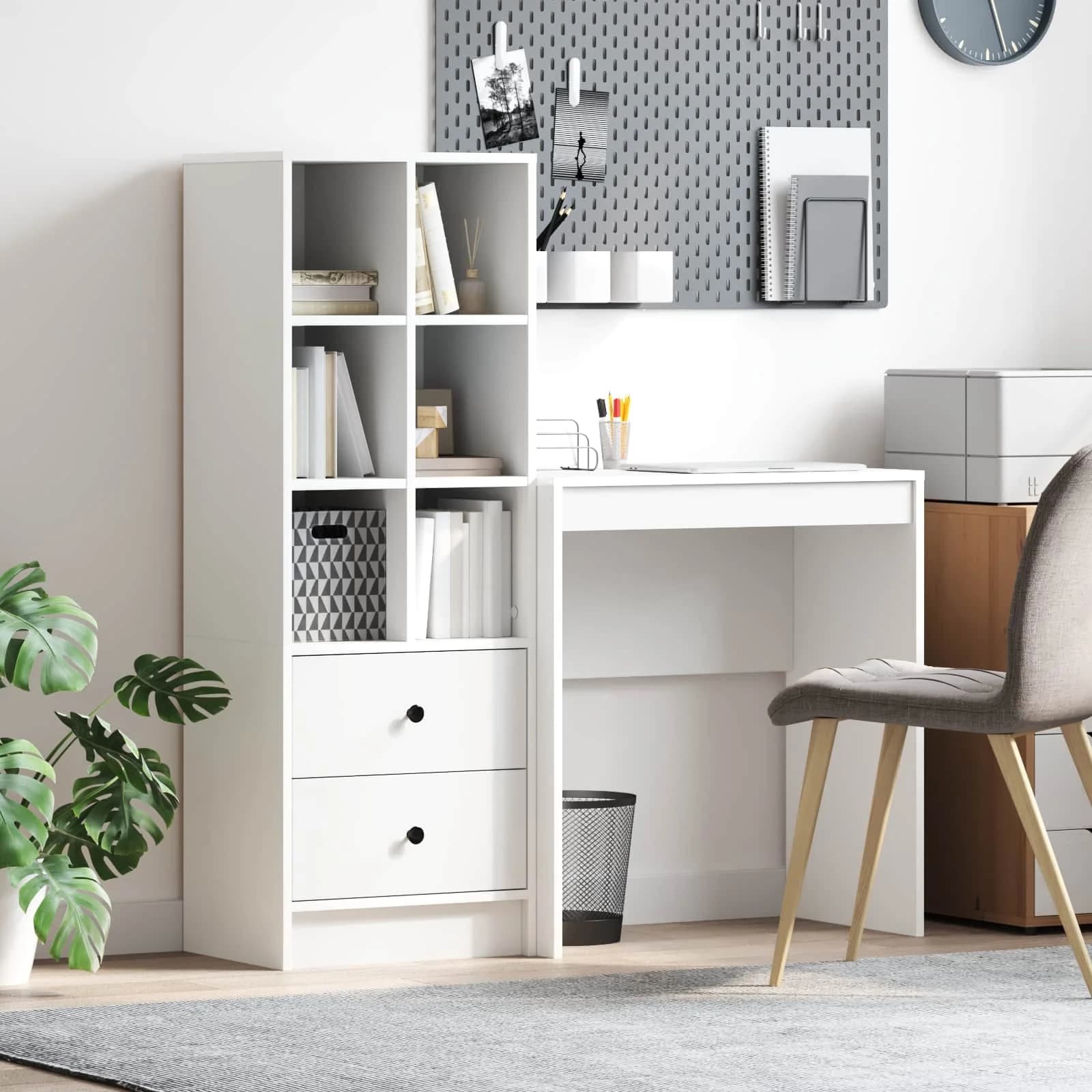 Miza Bela 115,5 x 40 x 127 cm 2 kos