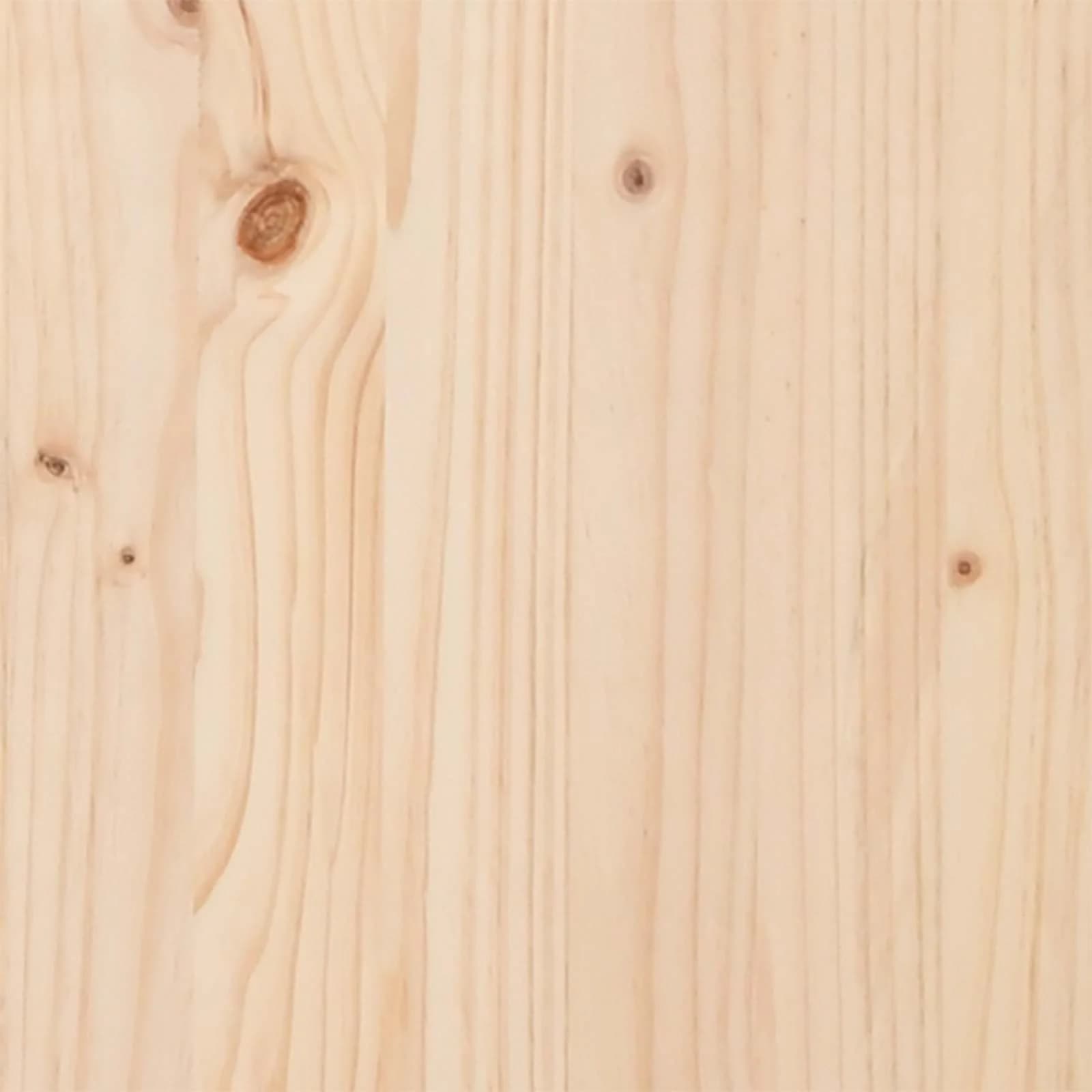 Klubska miza Naravna 80 x 80 x 45 cm Masivno borovo les - slika 10