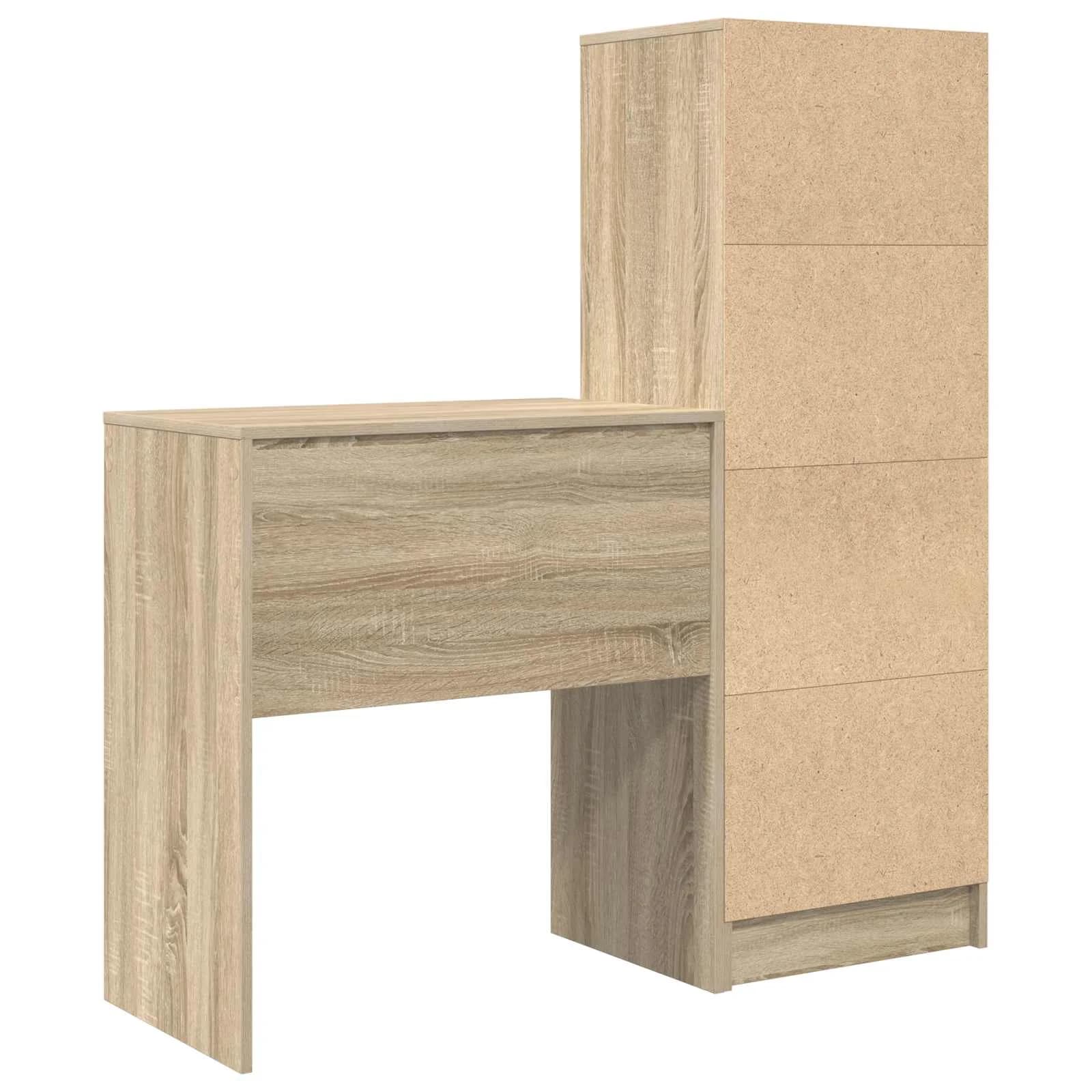 Miza Sonoma hrast 115,5 x 40 x 127 cm 2 kos - slika 9