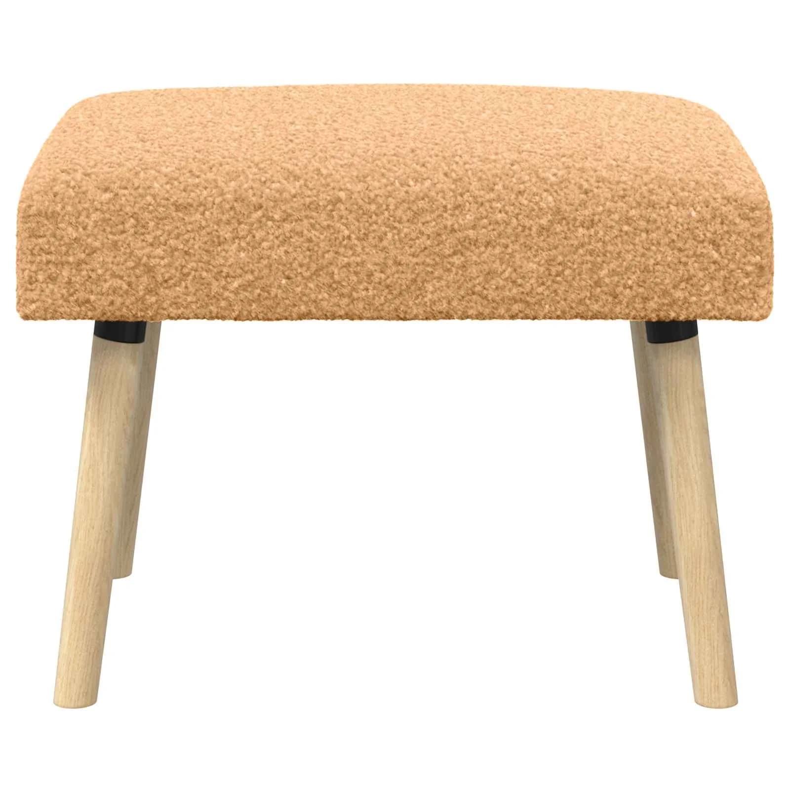 klop Enobarvno Bež 60 x 40 x 45 cm Bouclé - slika 5