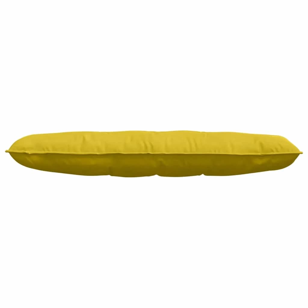 Poglavni vzglavnik Rumena 140 x 50 cm Žametna tkanina - slika 5