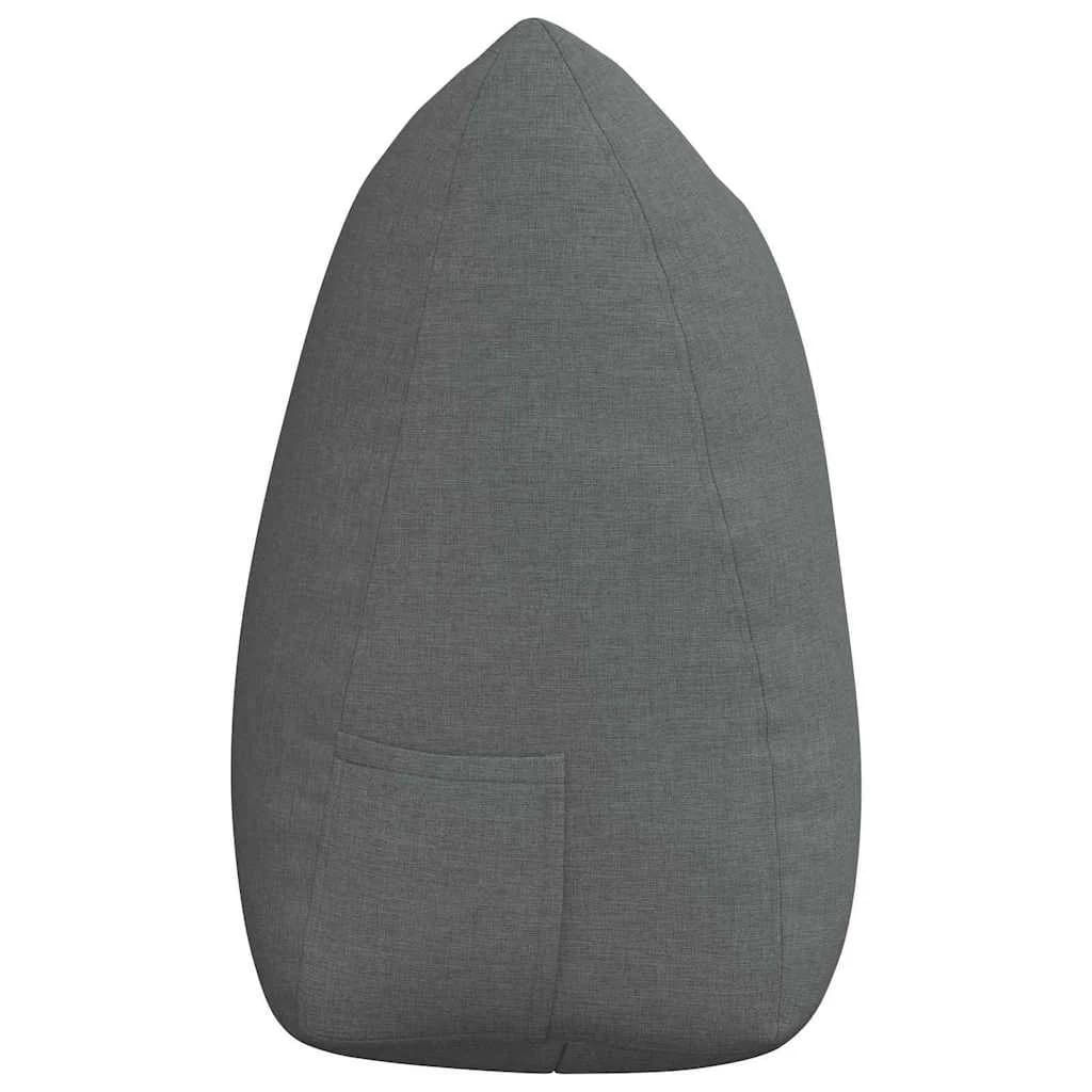 Poglavni vzglavnik Temno siva 140 x 24 x 50 cm blago - slika 7