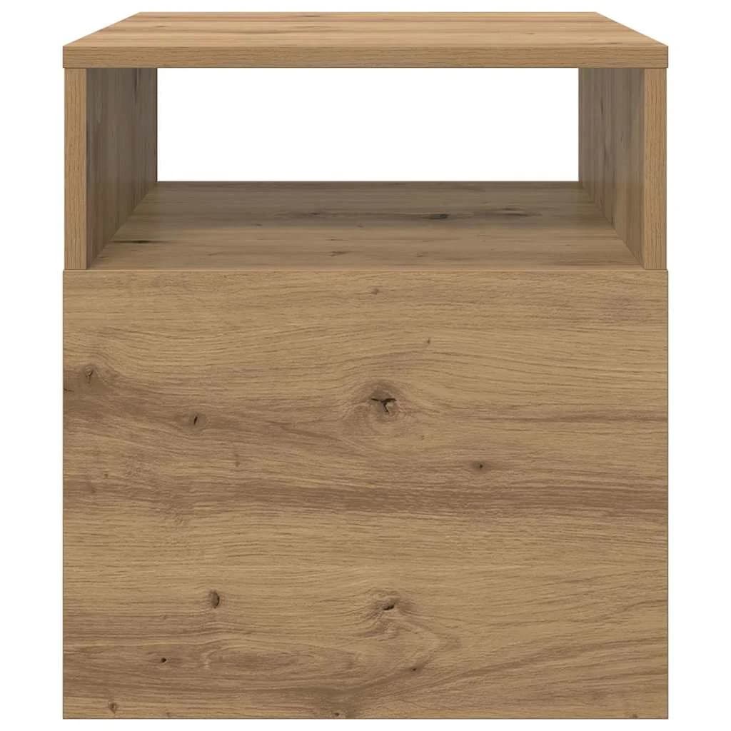 Stranska miza Umetni hrast 40,5 x 40 x 45 cm Inženirski les - slika 6