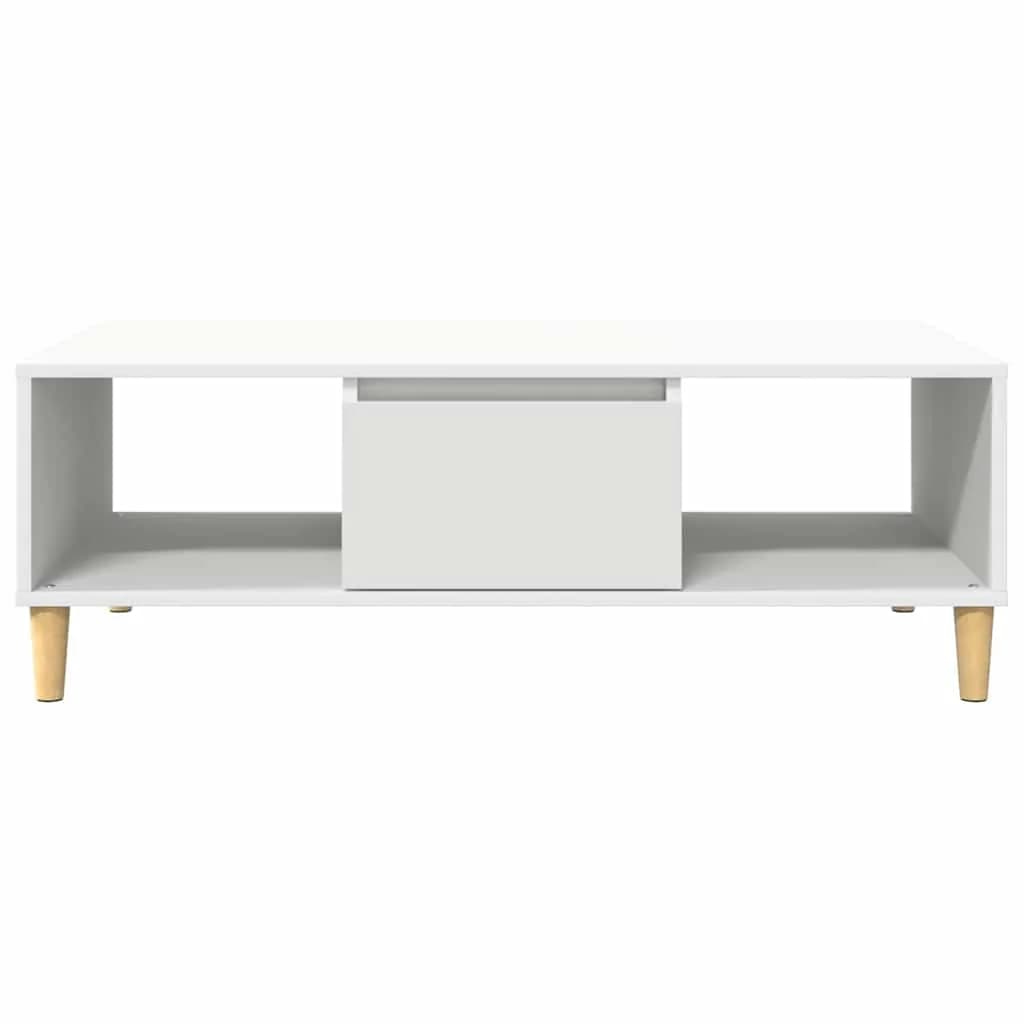 Klubska miza Bela 102 x 55 x 35 cm Inženirski les - slika 6