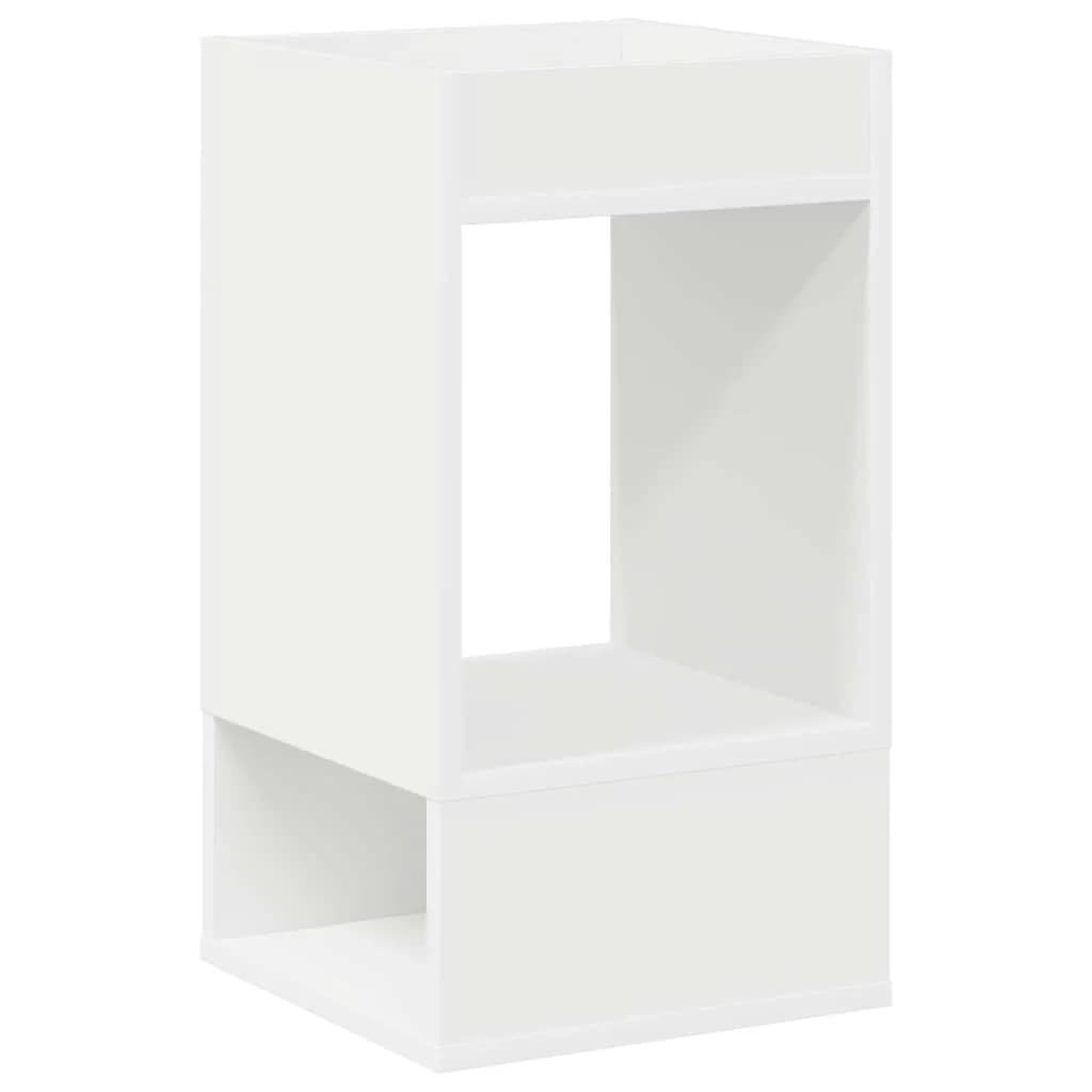 Stranska miza 2 kos Bela 30 x 30 x 56 cm Inženirski les - slika 5