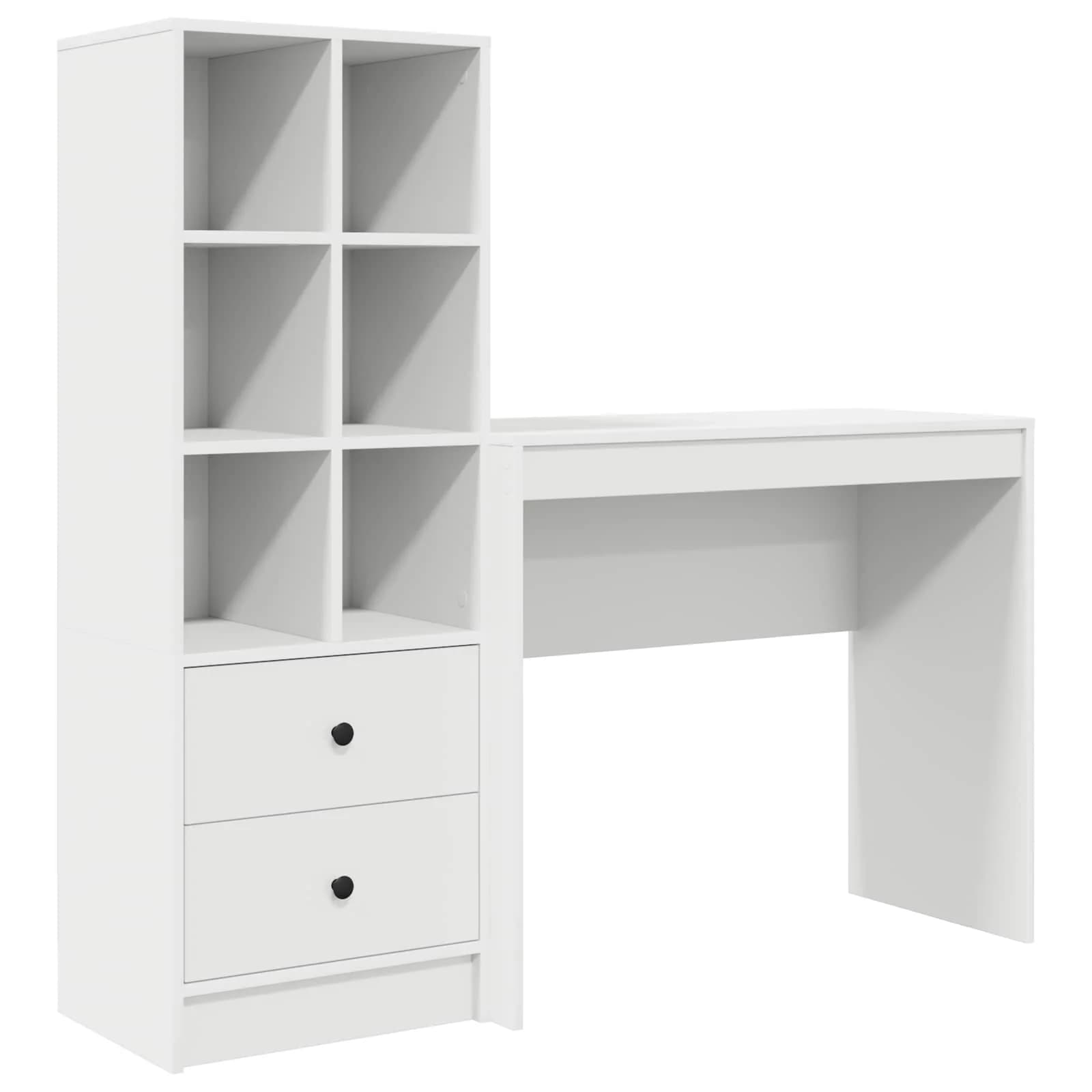 Miza Bela 135,5 x 40 x 127 cm 2 kos - slika 2