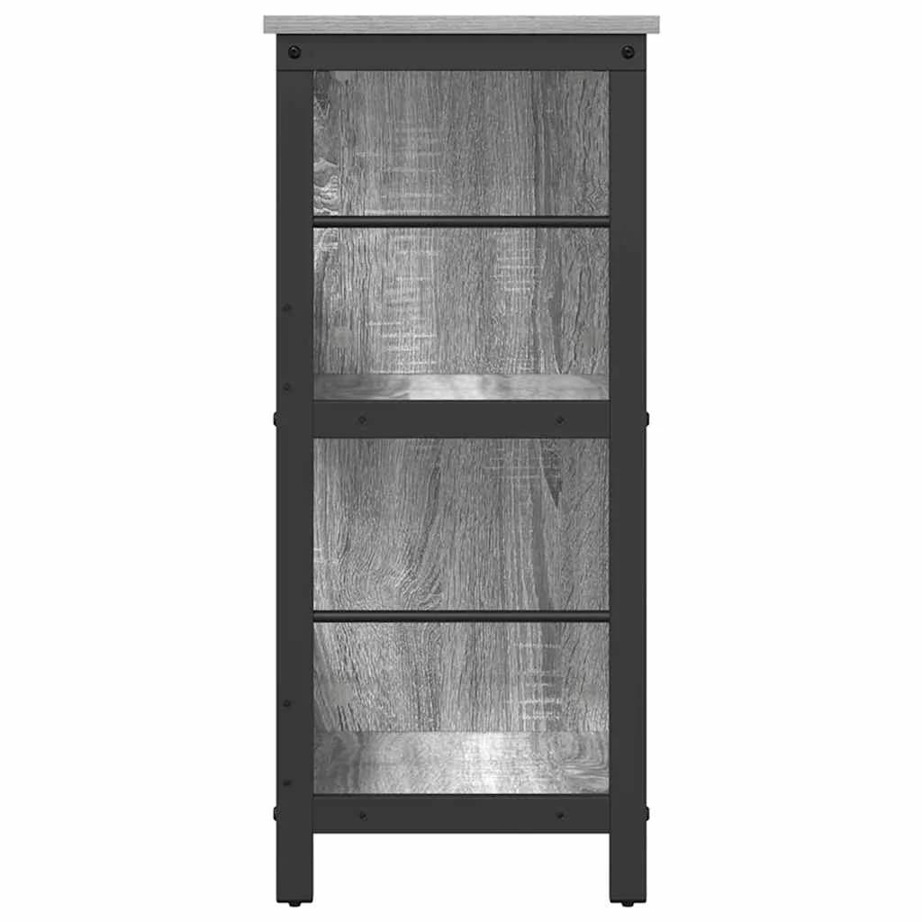 Knjižna polica 6 nivojev 102 x 32 x 72,5 cm Inženirski les - slika 6