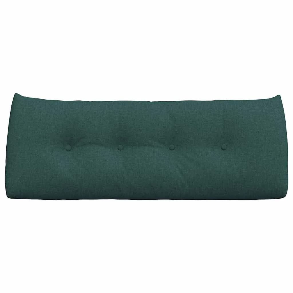 Poglavni vzglavnik Temno zelena 120 x 24 x 50 cm blago - slika 6