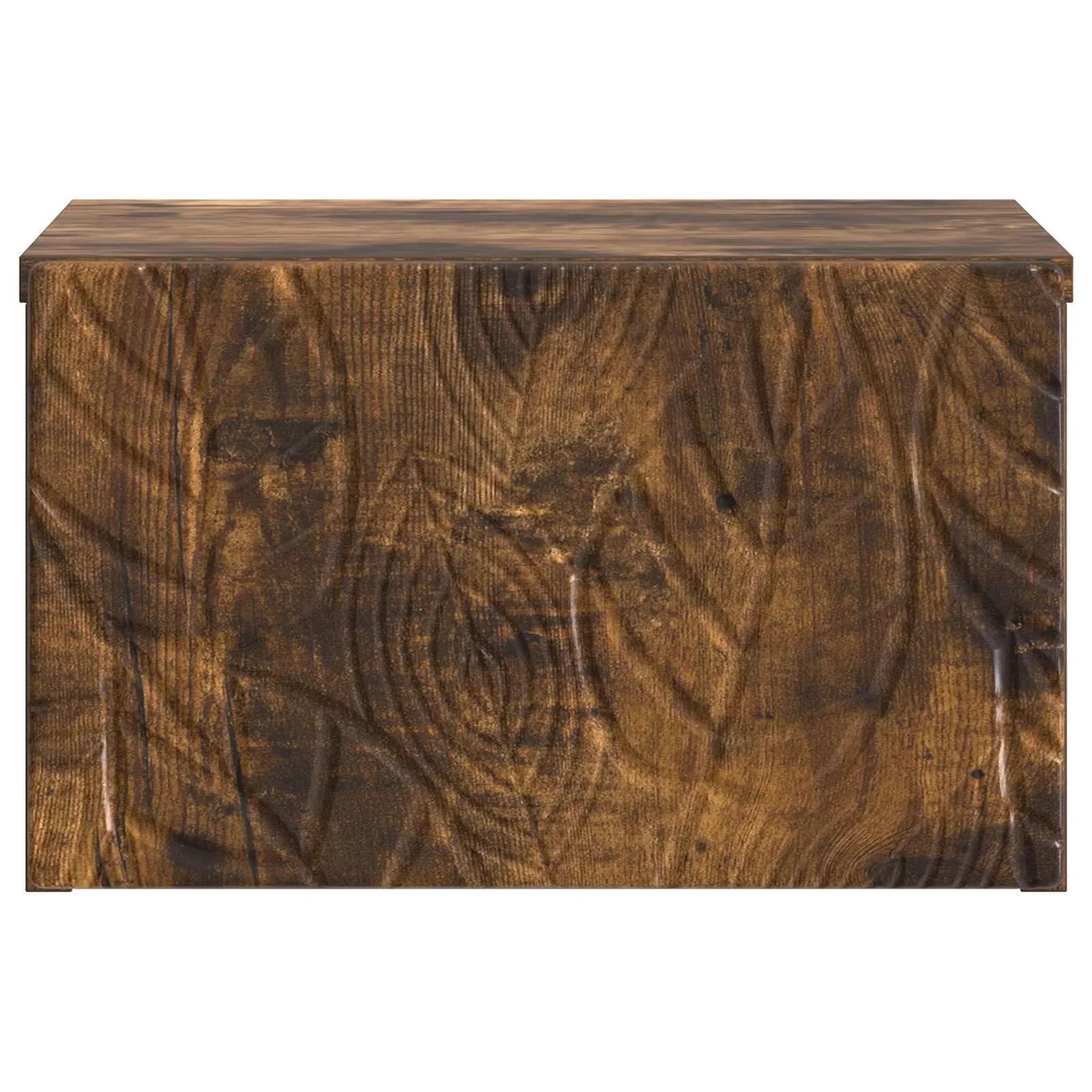 Stenski nočni omarici 2 kos Dimljen hrast 49 x 34,5 x 20 cm - slika 6