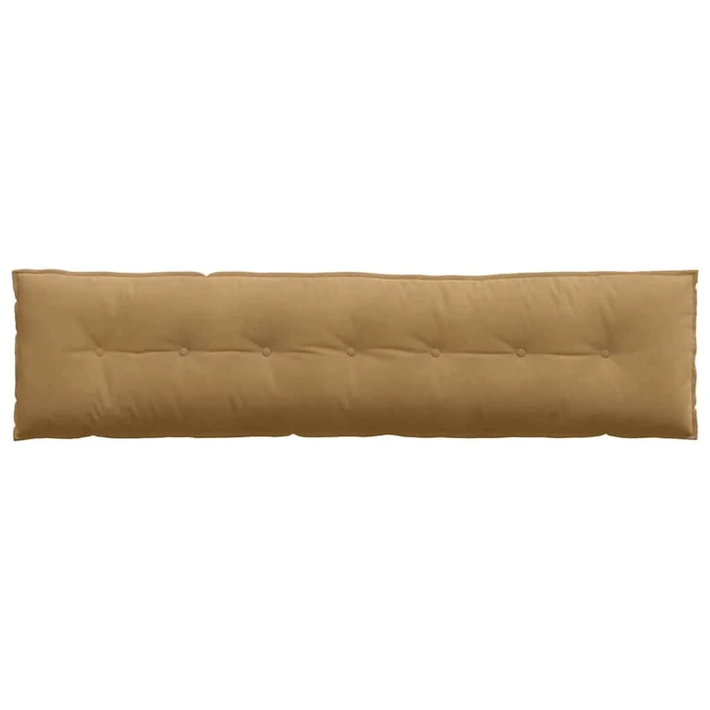 Poglavni vzglavnik Rjava 200 x 50 cm Žametna tkanina - slika 6