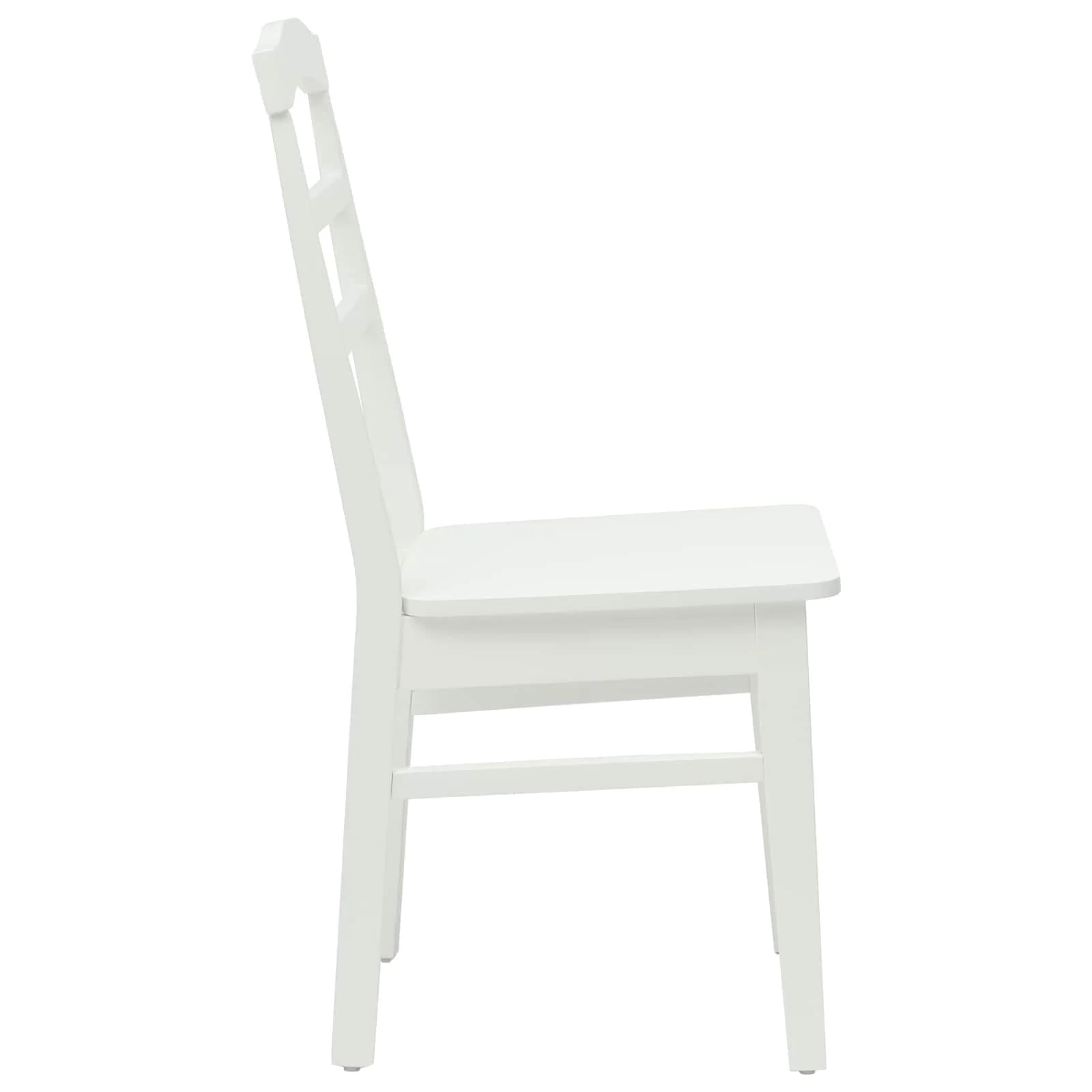 Jedilni stol 2 kos Masivno gumovo les Bela 36 x 45,5 x 93,5 cm - slika 6