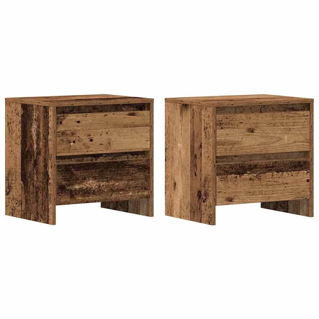Nočna omarica 2 kos Star les 45 x 34 x 44,5 cm Inženirski les - slika 2