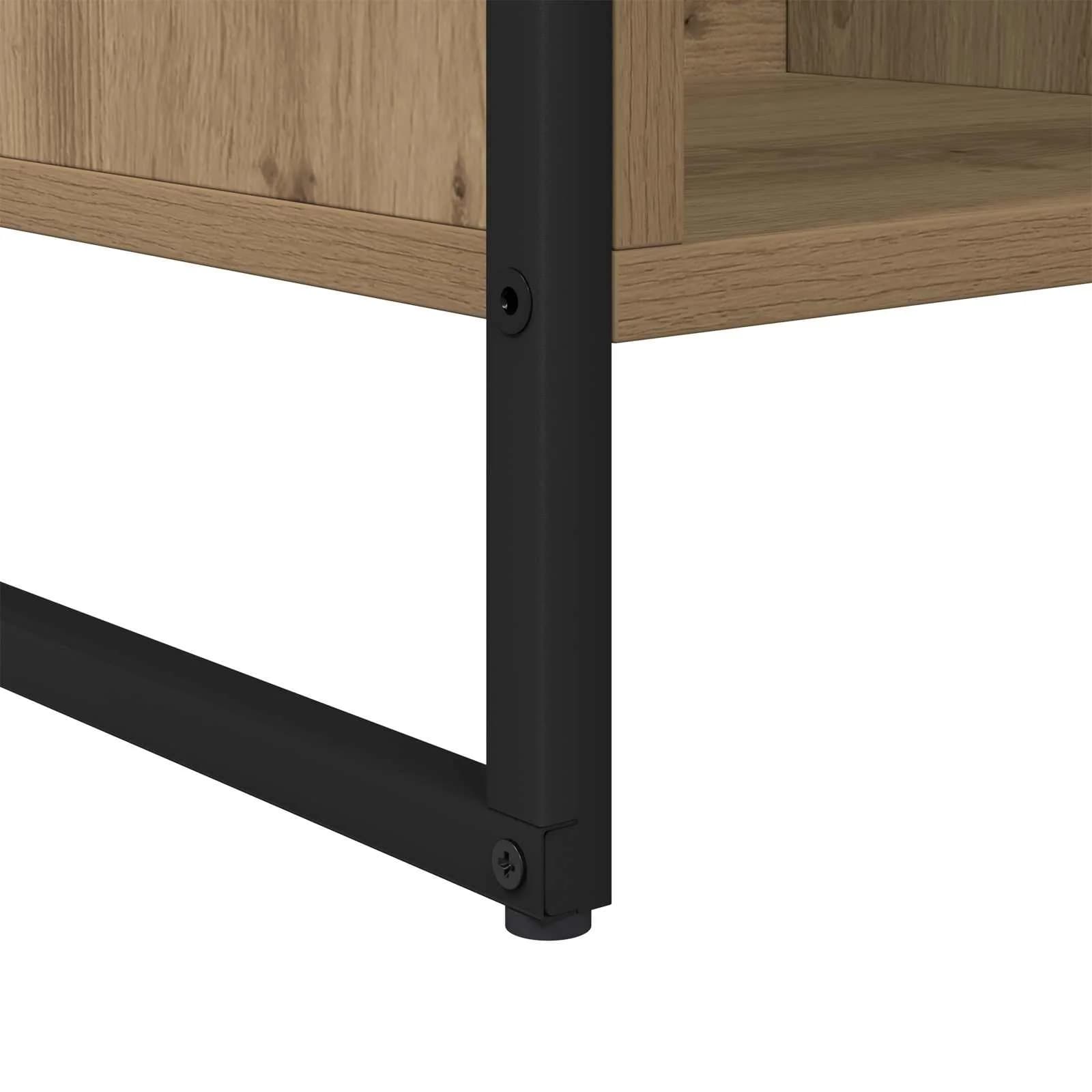 Knjigovni omar 68 x 30 x 108.5 cm Inženirski les Oreh - slika 10