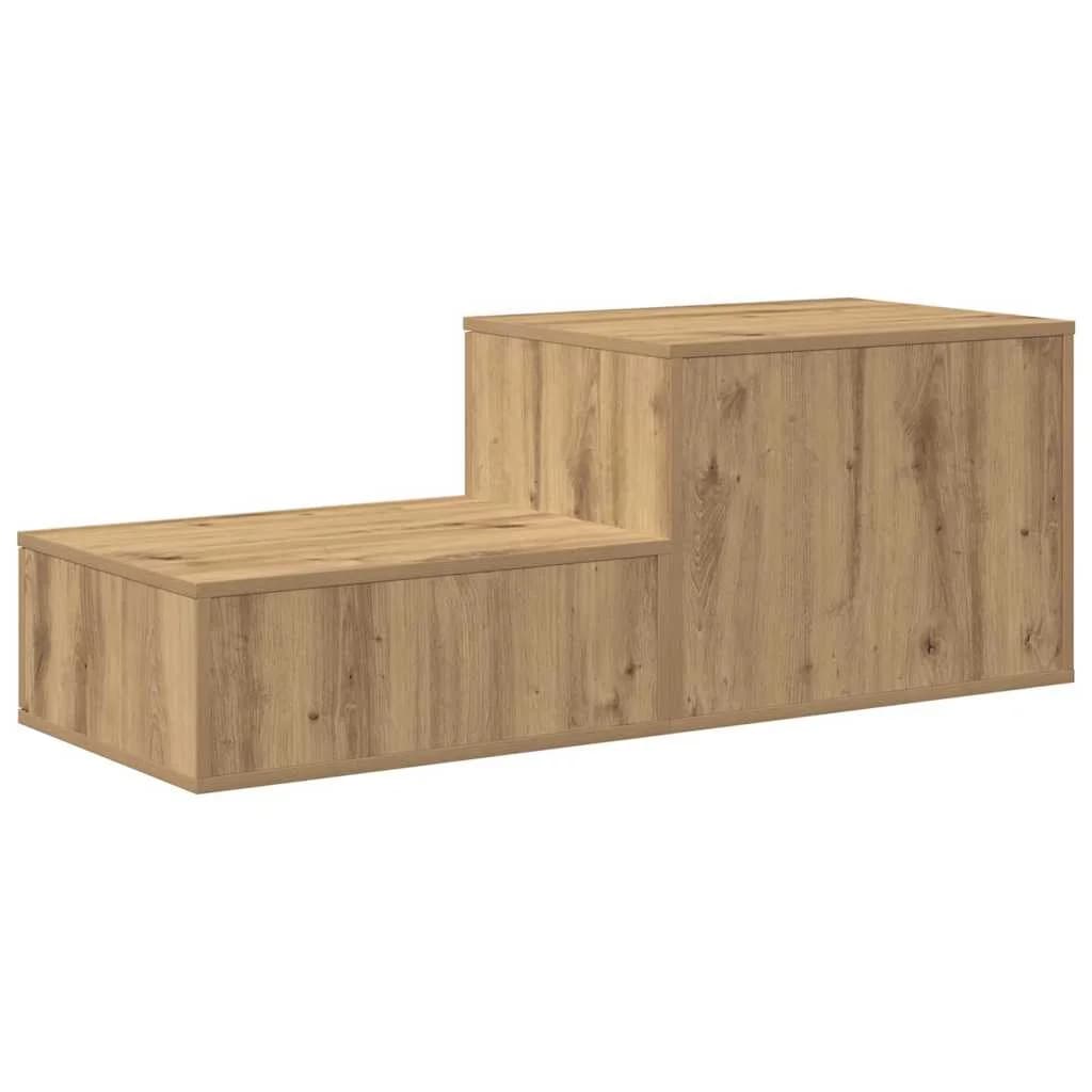 Omarica za shranjevanje 2 kos Umetni hrast 118 x 41 x 40 cm - slika 9