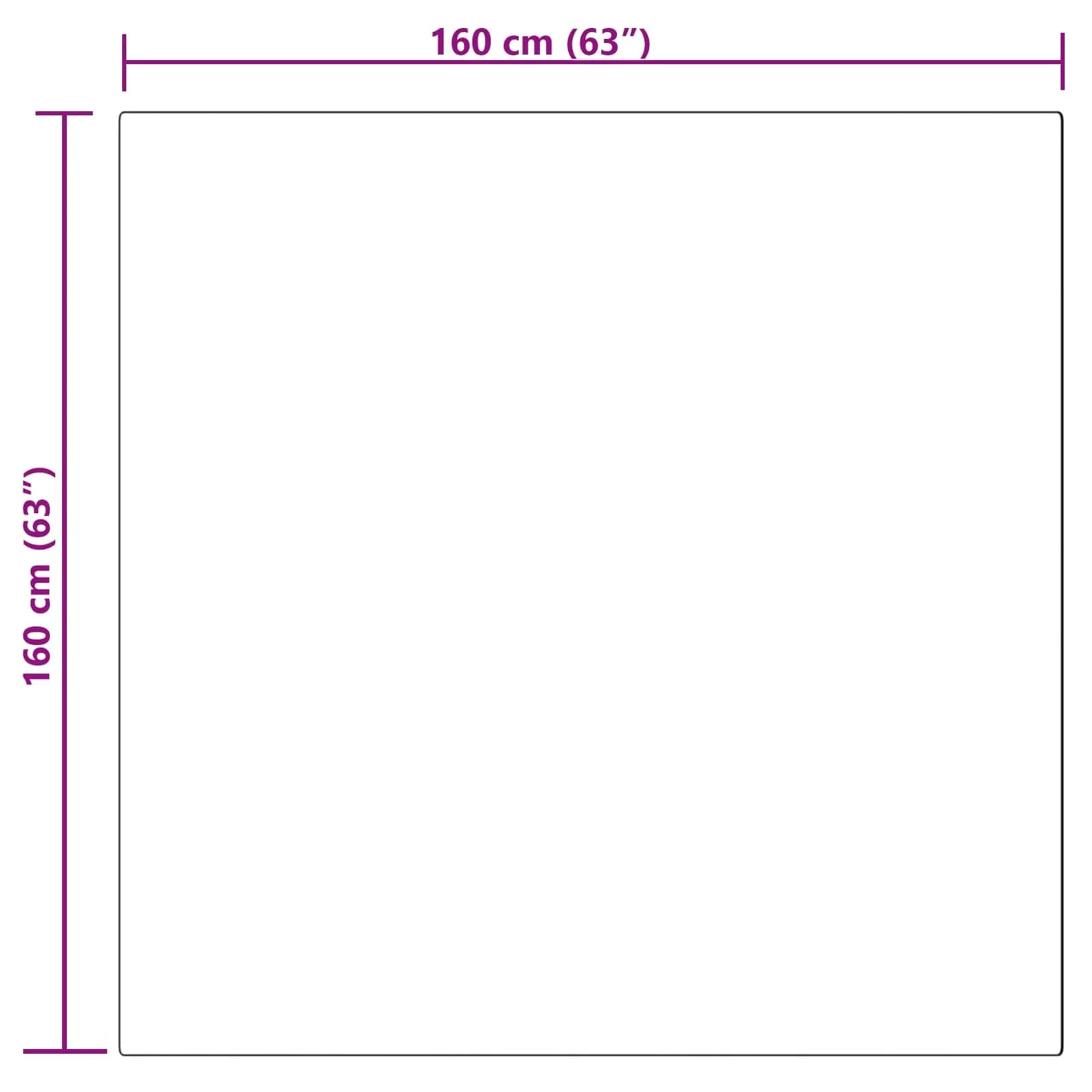 Preproga iz umetnega ovčjega krzna TAFALLA Bež 160 x 160 cm - slika 10