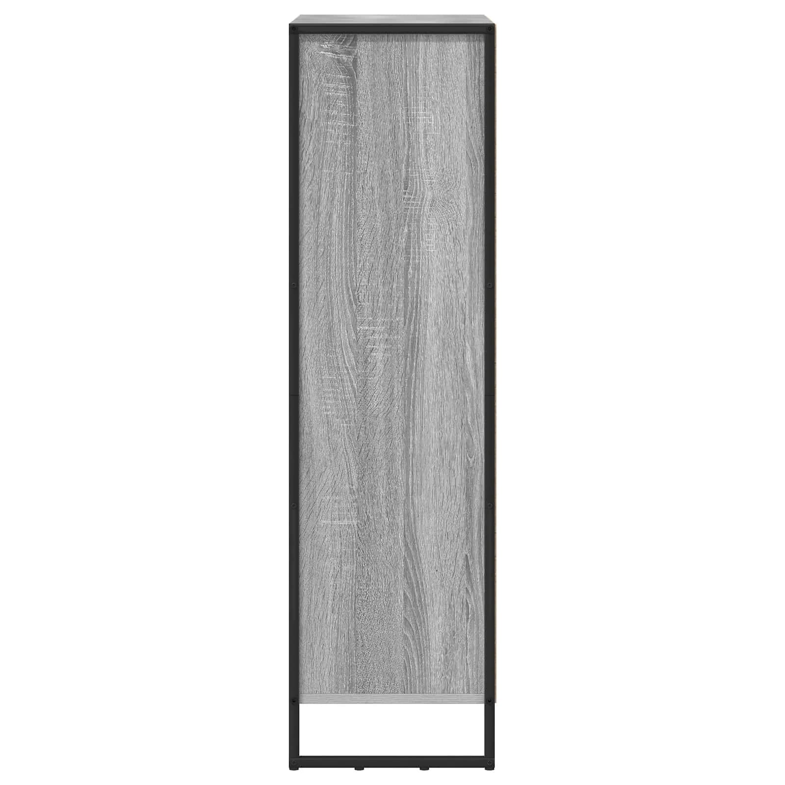 Knjigovni omar 99,5 x 30 x 108,5 cm Inženirski les Siva Sonoma - slika 6