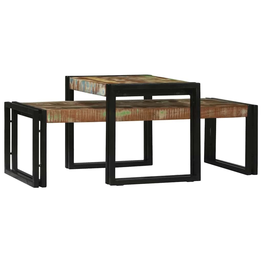 Klubska miza 2 kos večbarvno 48 x 40 x 40 cm