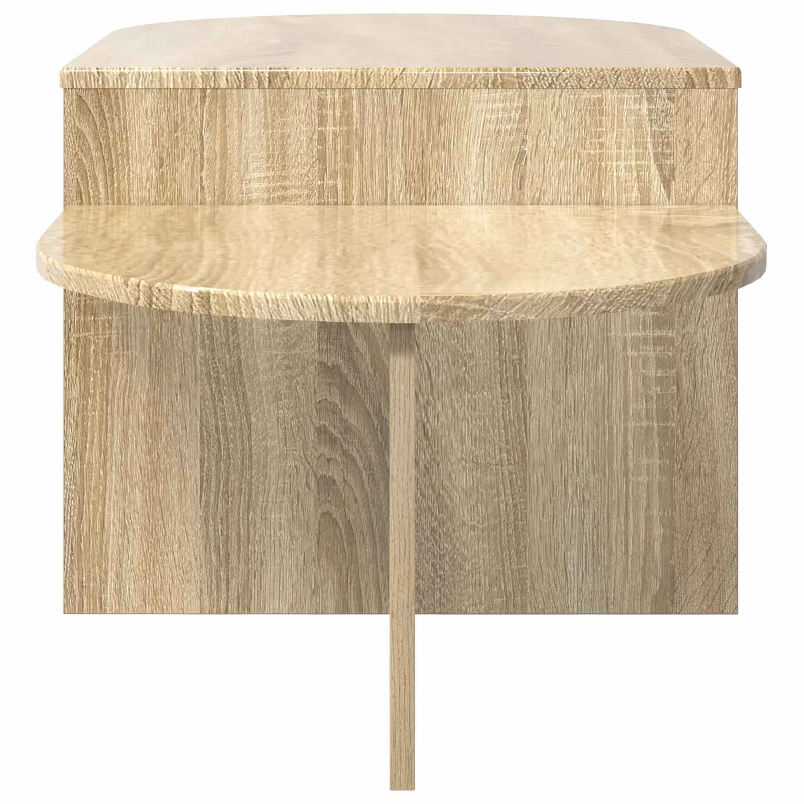 Klubska miza Sonoma hrast 100 x 50 x 40 cm Inženirski les - slika 6