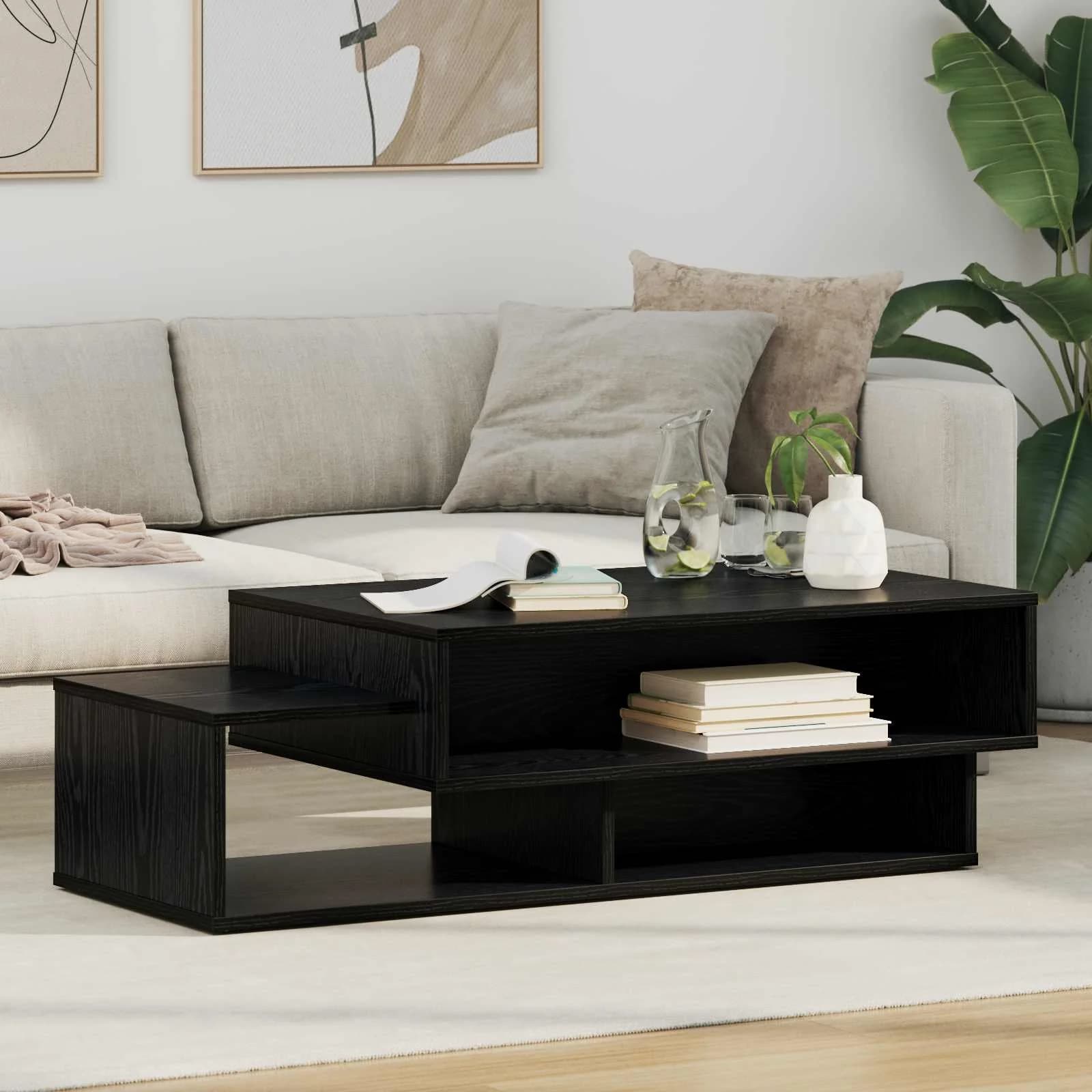 Klubska miza Črna Orehovina 105 x 50 x 32,5 cm Inženirski les