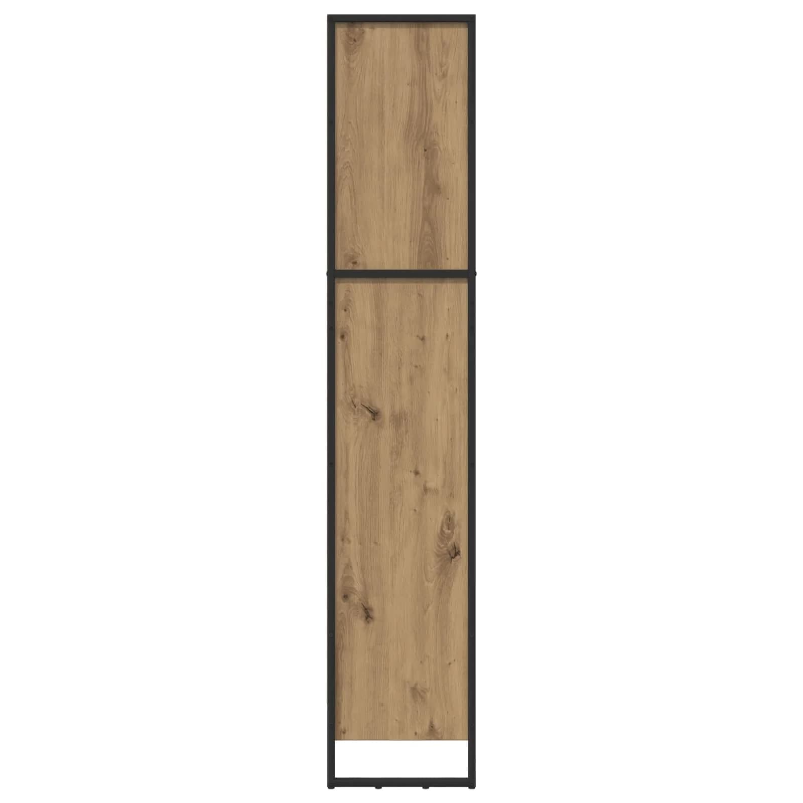 Knjigovni omar 60 x 30 x 155 cm Inženirski les Oreh - slika 6