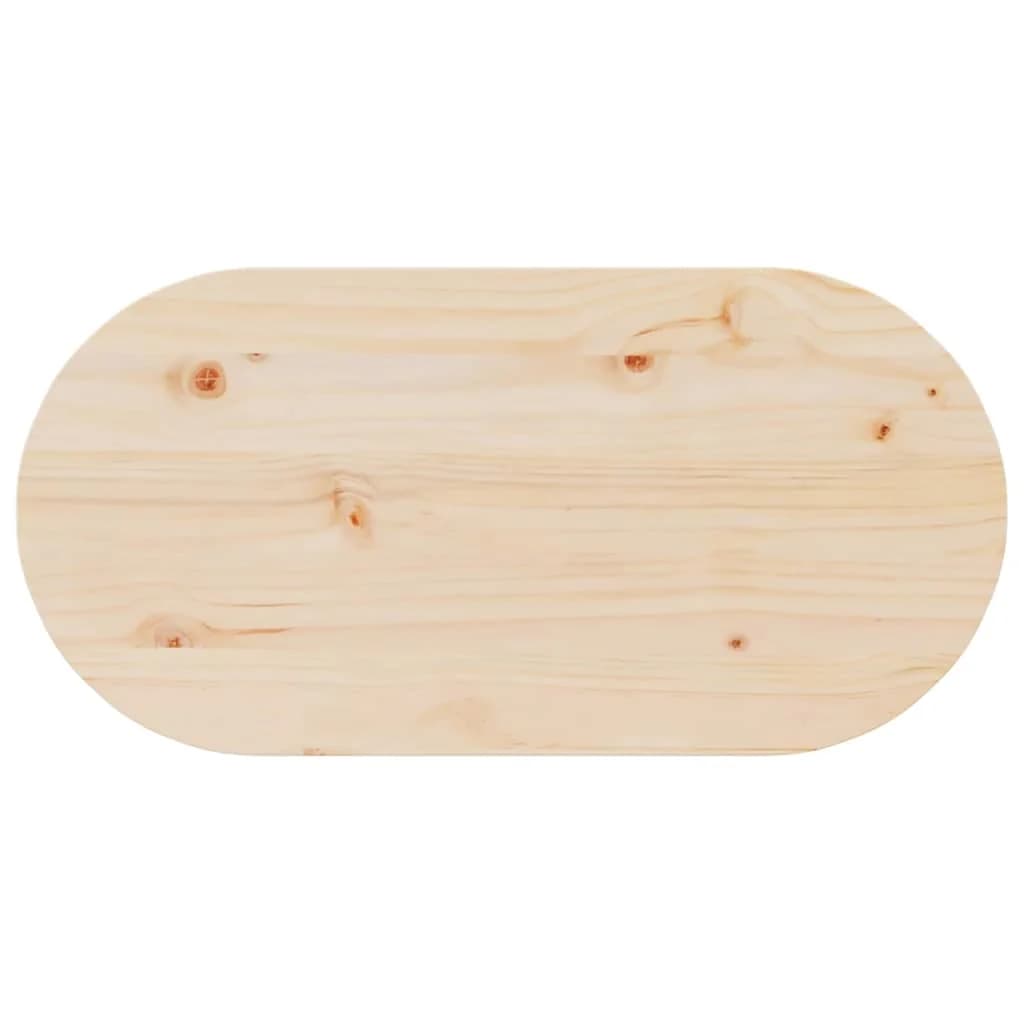 Klubska miza Naravna 80 x 39,5 x 35 cm Trden borov les - slika 9