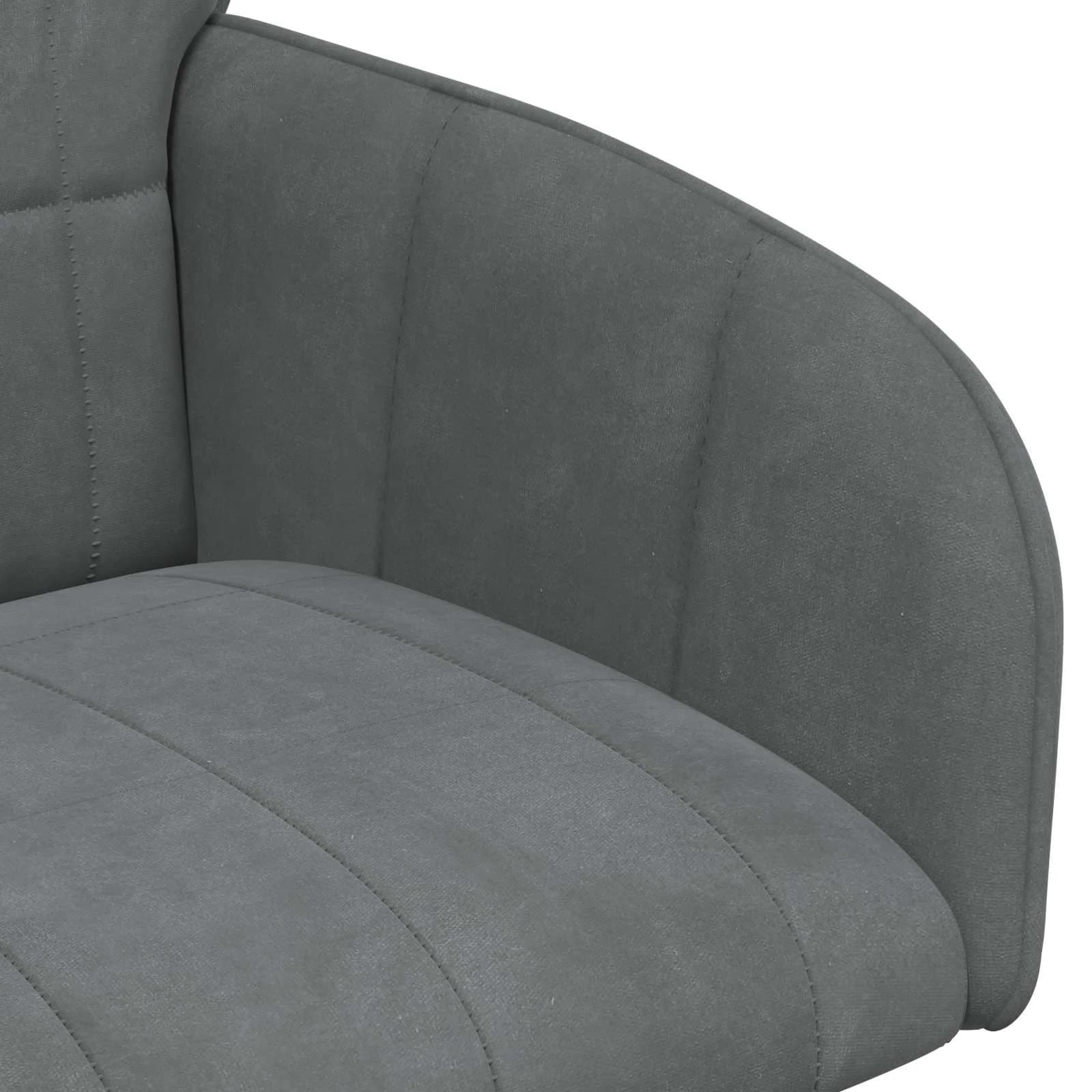 Jedilni stoli 6 kos Žamet Temno siva 57 x 50 x 85 cm - slika 7