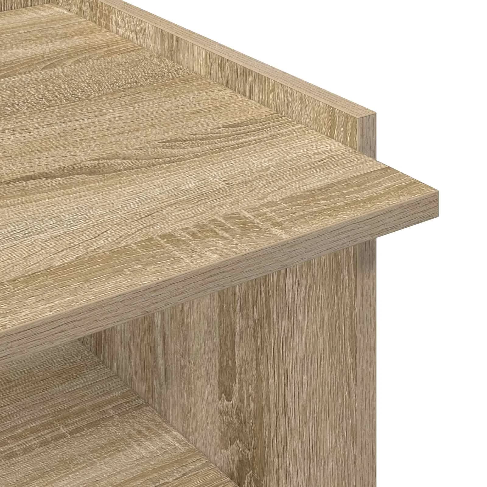 Klubska miza Sonoma hrast 50,5 x 50 x 33 cm Inženirski les - slika 8