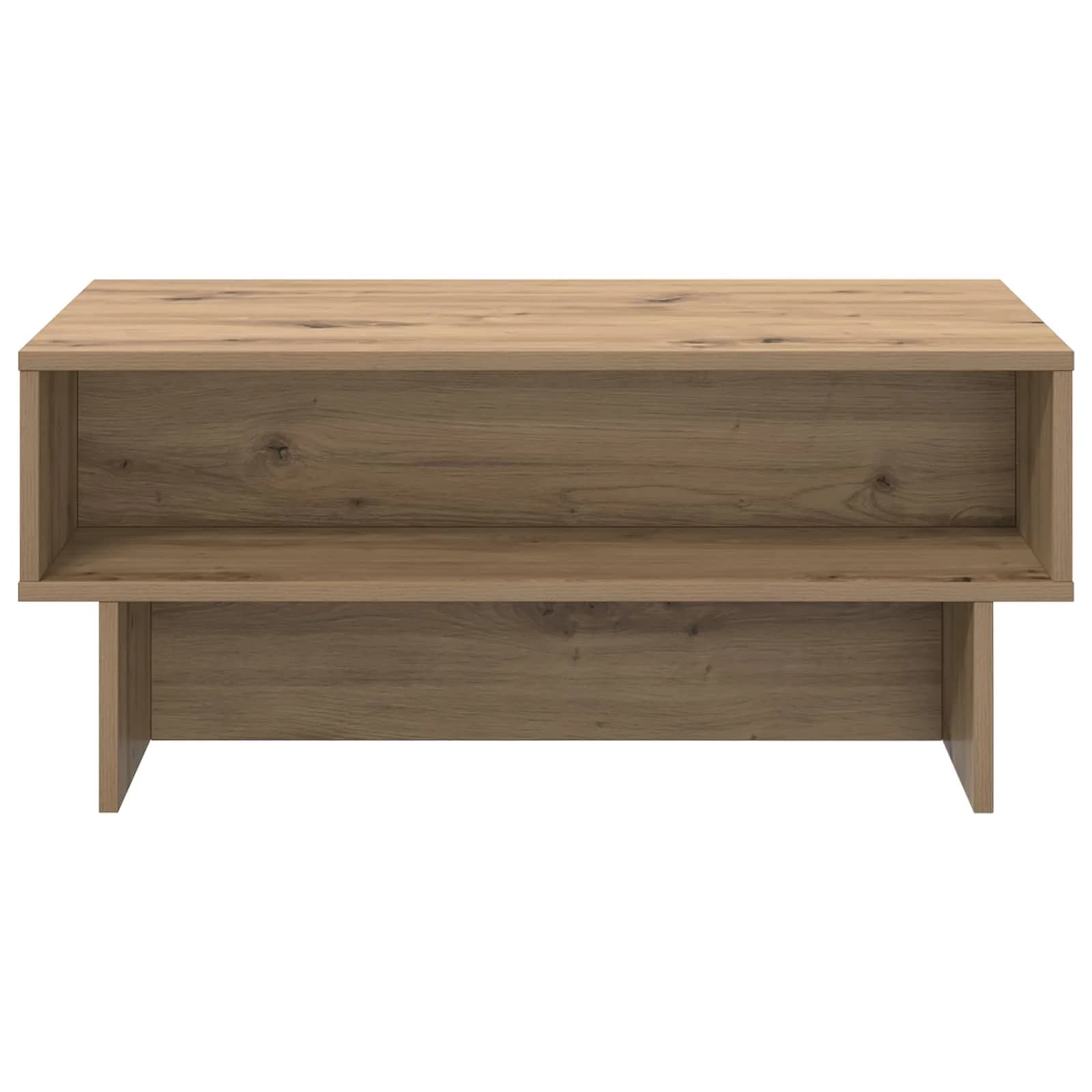 Klubska miza Umetni hrast 80 x 46 x 35 cm Inženirski les - slika 5