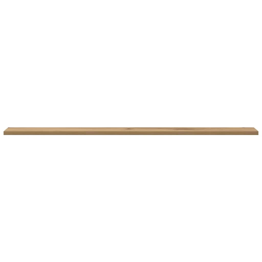Polica za knjige 3 nivojev 4 kos 100 x 10 x 1,5 cm Rjava - slika 6