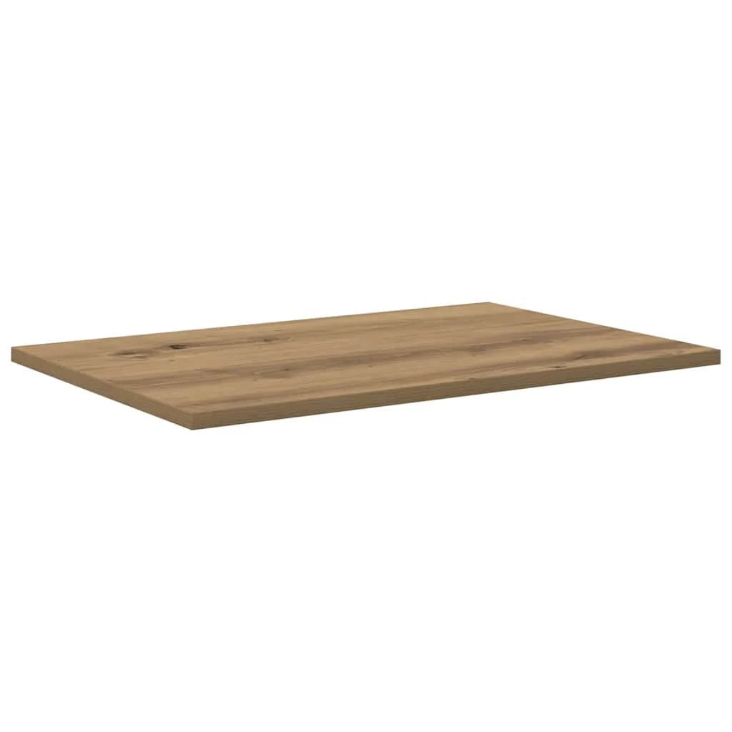 Polica za knjige 3 nivojev 4 kos 60 x 40 x 1,5 cm Rjava - slika 5