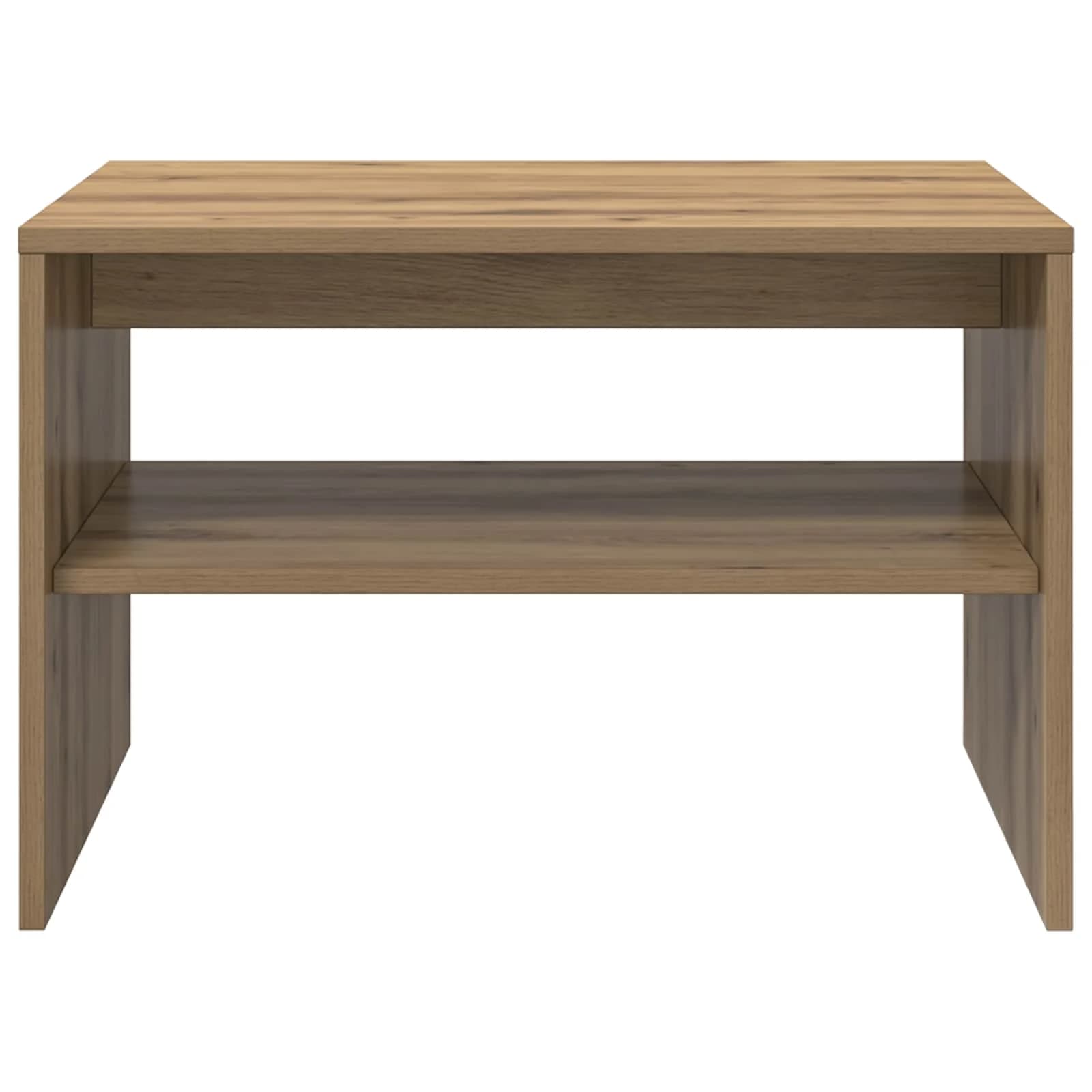 Klubska miza Umetni hrast 60 x 50 x 40 cm Inženirski les - slika 5