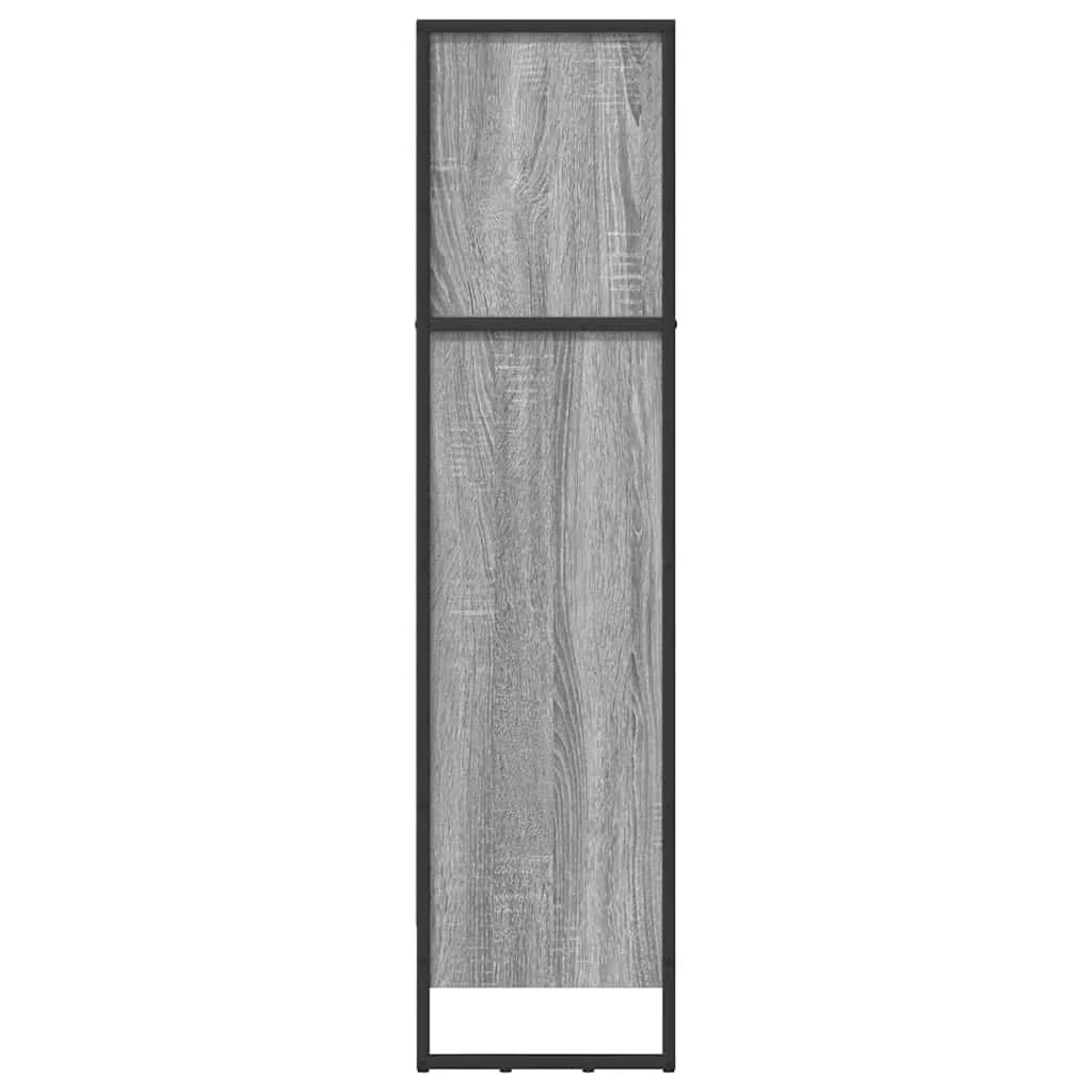 Knjigovni omar 60 x 30 x 121 cm Inženirski les Siva Sonoma - slika 6