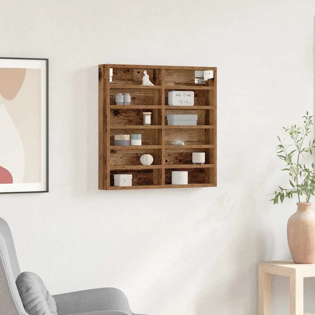 Razstavna omara Montaža za steno Star les 60 x 8,5 x 58 cm