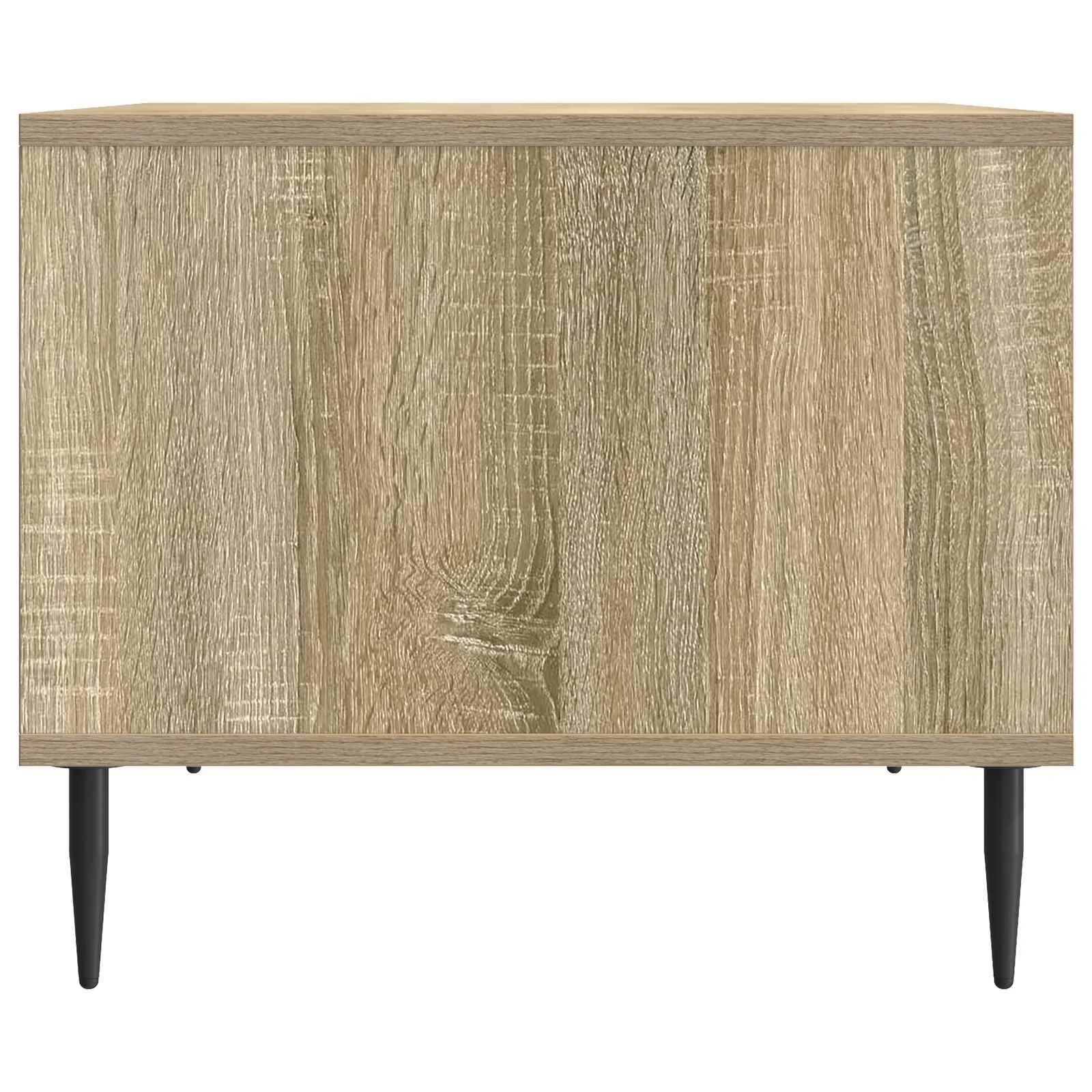 Klubska miza Sonoma hrast 90 x 50 x 40 cm Inženirski les - slika 6