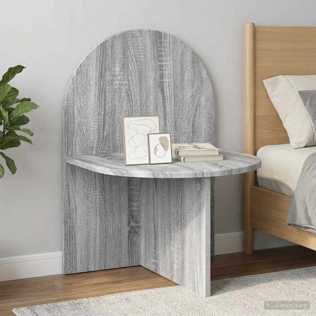 Nočna omarica 2 kos Siva Sonoma 48 x 49 x 65 cm - slika 4