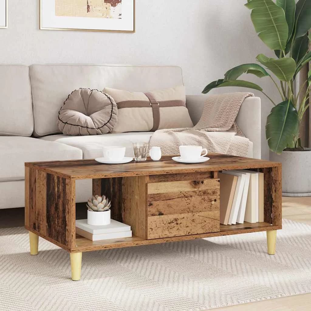 Klubska miza Star les 90 x 50 x 26.5 cm Inženirski les - slika 4