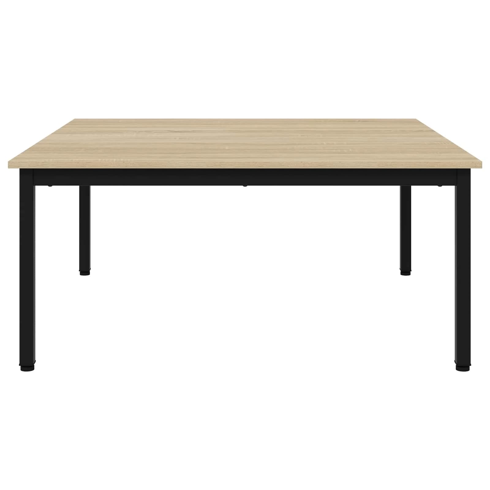 Klubska miza Sonoma 100 x 100 x 45 cm Inženirski les - slika 6