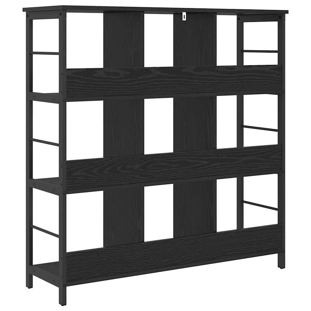 Knjižna polica 9 nivojev 102 x 32 x 104,5 cm Inženirski les - slika 7