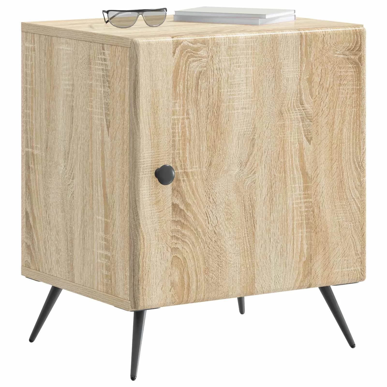 Nočna omarica 2 kos Sonoma hrast 43 x 34,5 x 50 cm - slika 3