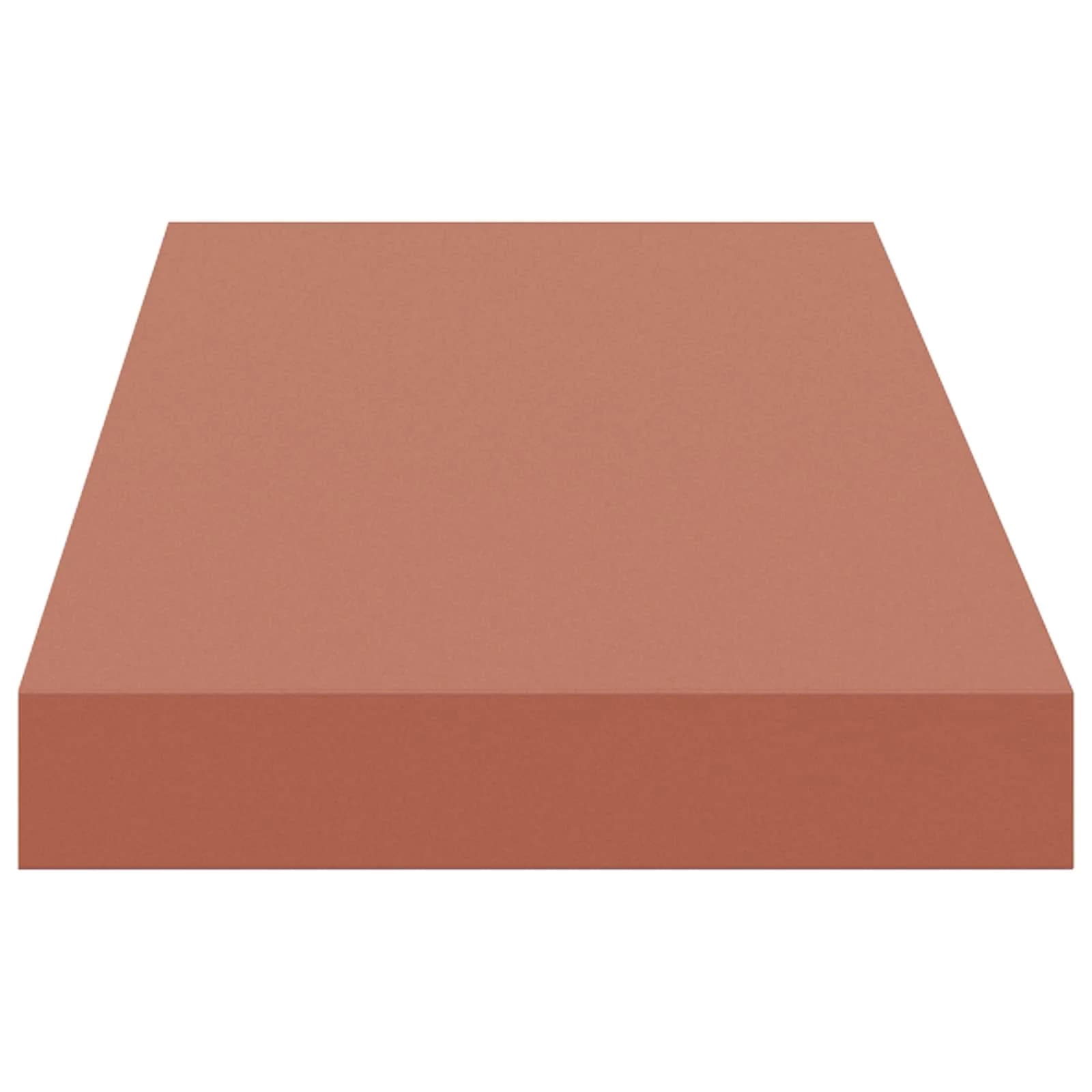 Stenska polica Montaža za steno 2 kos Rdeča 90 x 23,5 x 3,8 cm - slika 8