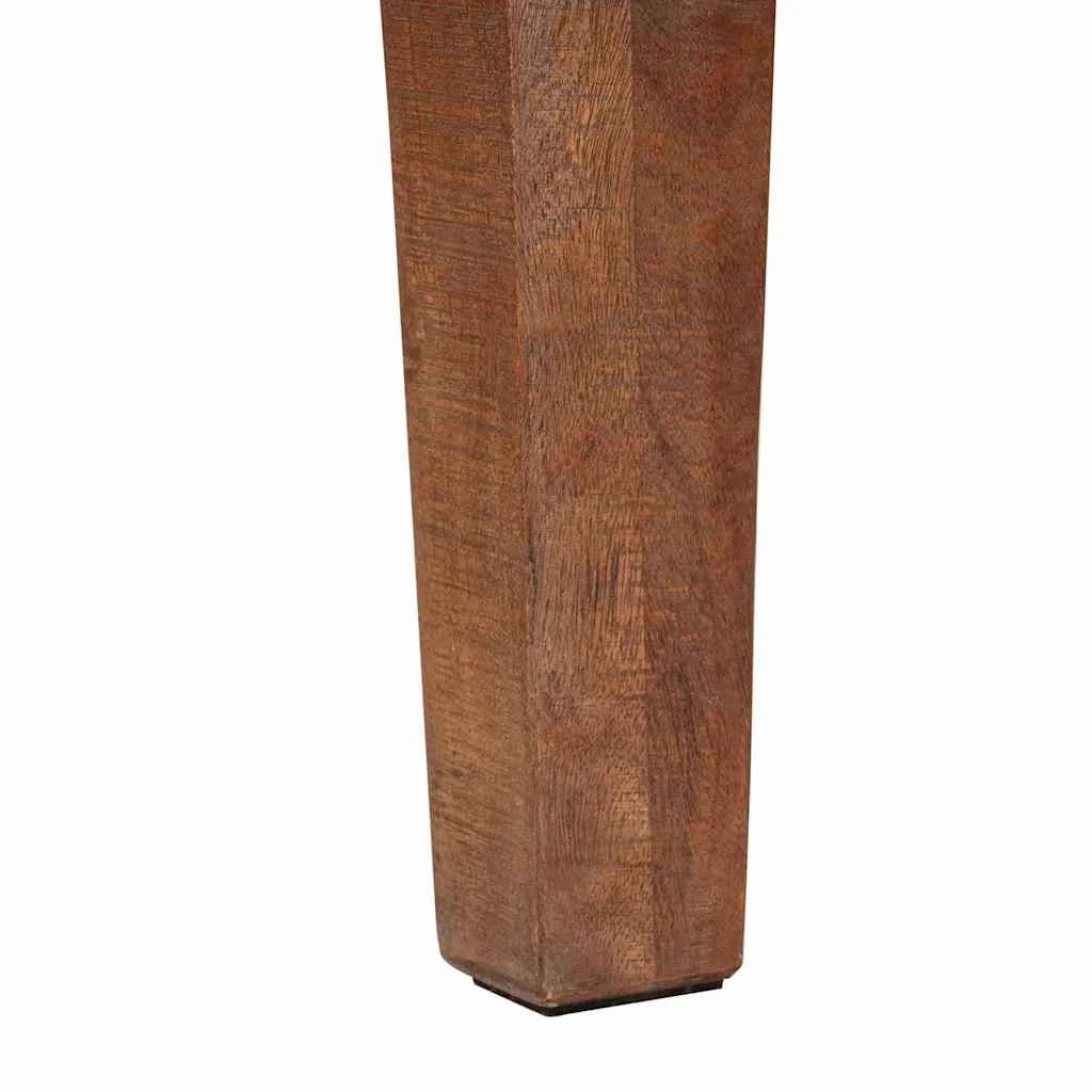 Klubska miza Rjava 110 x 55 x 40 cm Masiven les manga - slika 10