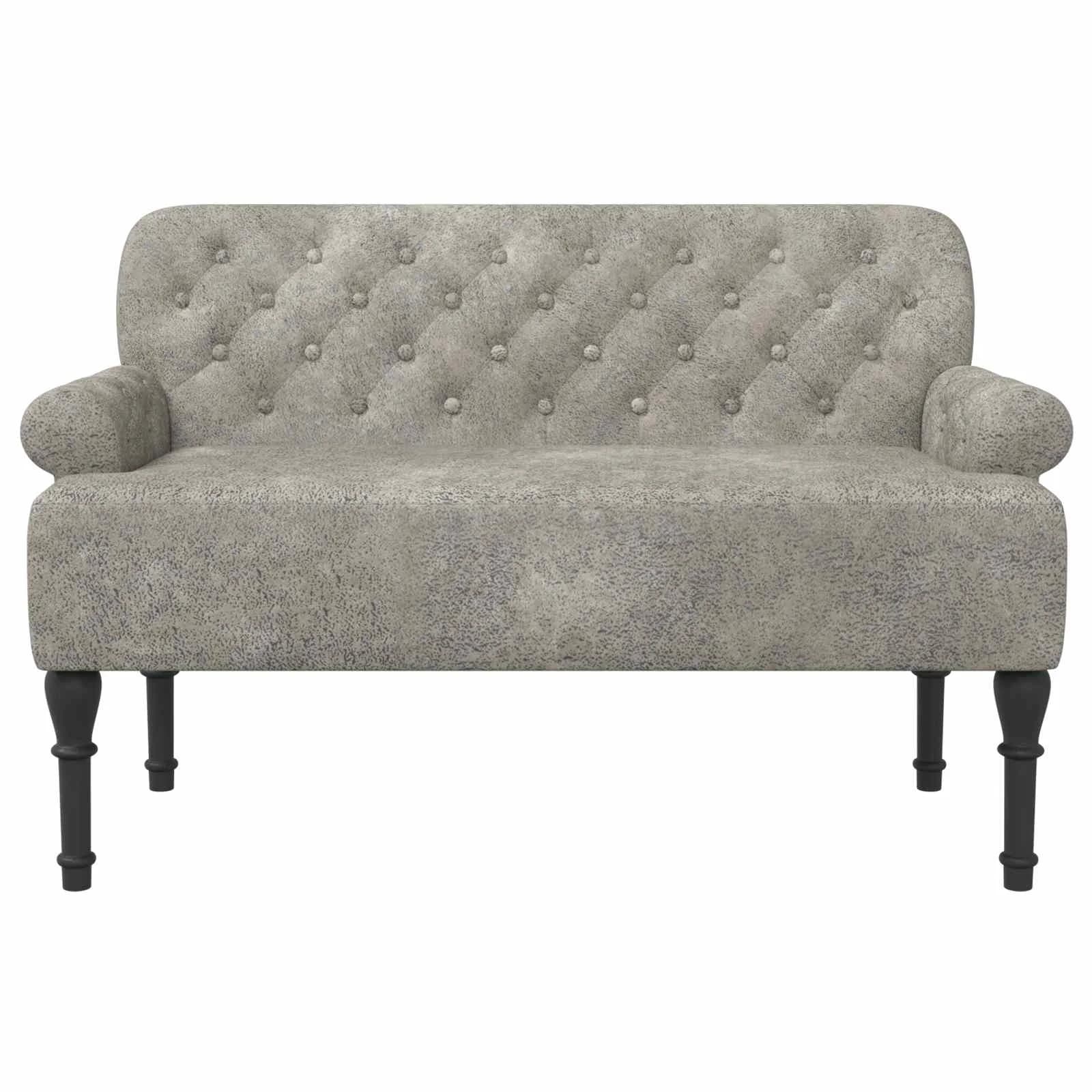 Dvojnica s gumbi Svetlo siva 120 x 65 x 78 cm - slika 3