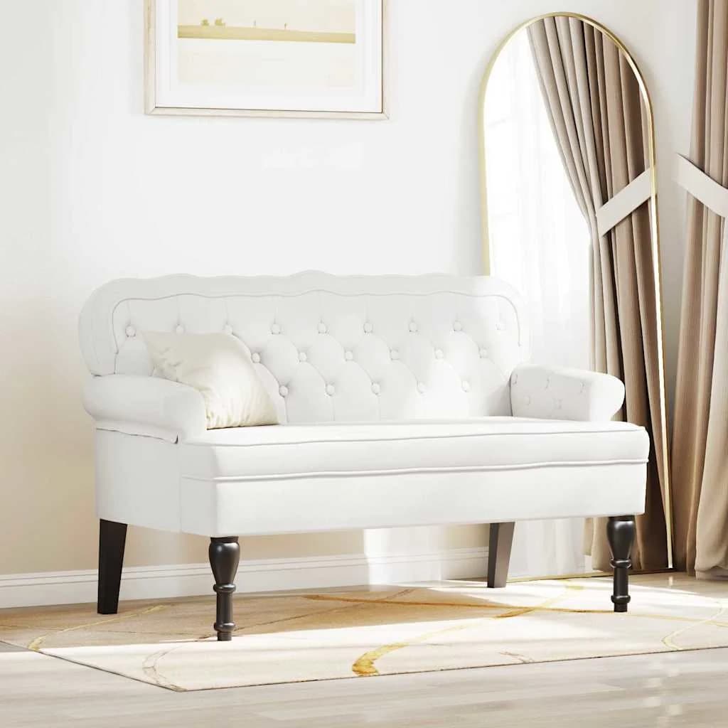 Chesterfield klop Bela 119,5 x 64,5 x 75 cm Umjetno usnje