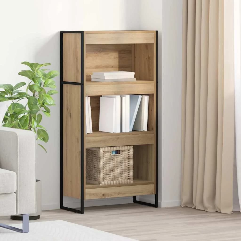 Knjigovni omar 60 x 30 x 121 cm Inženirski les Oreh